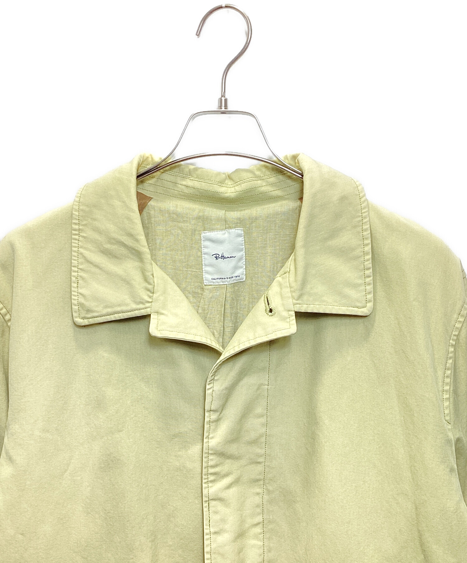 中古・古着通販】Ron Herman (ロンハーマン) ステンカラーコート 黄緑
