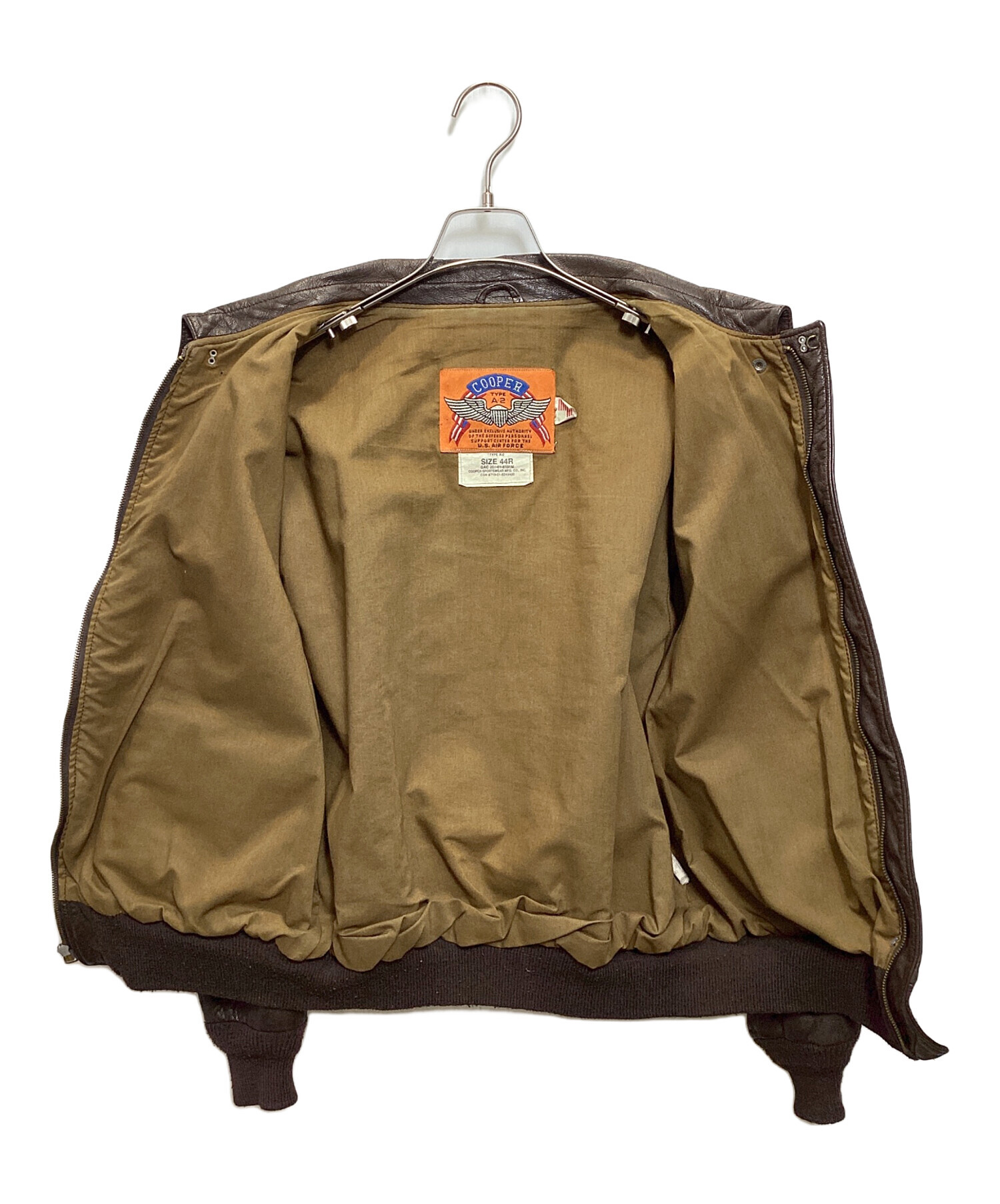 中古・古着通販】COOPER (クーパー) A2フライトジャケット ブラウン