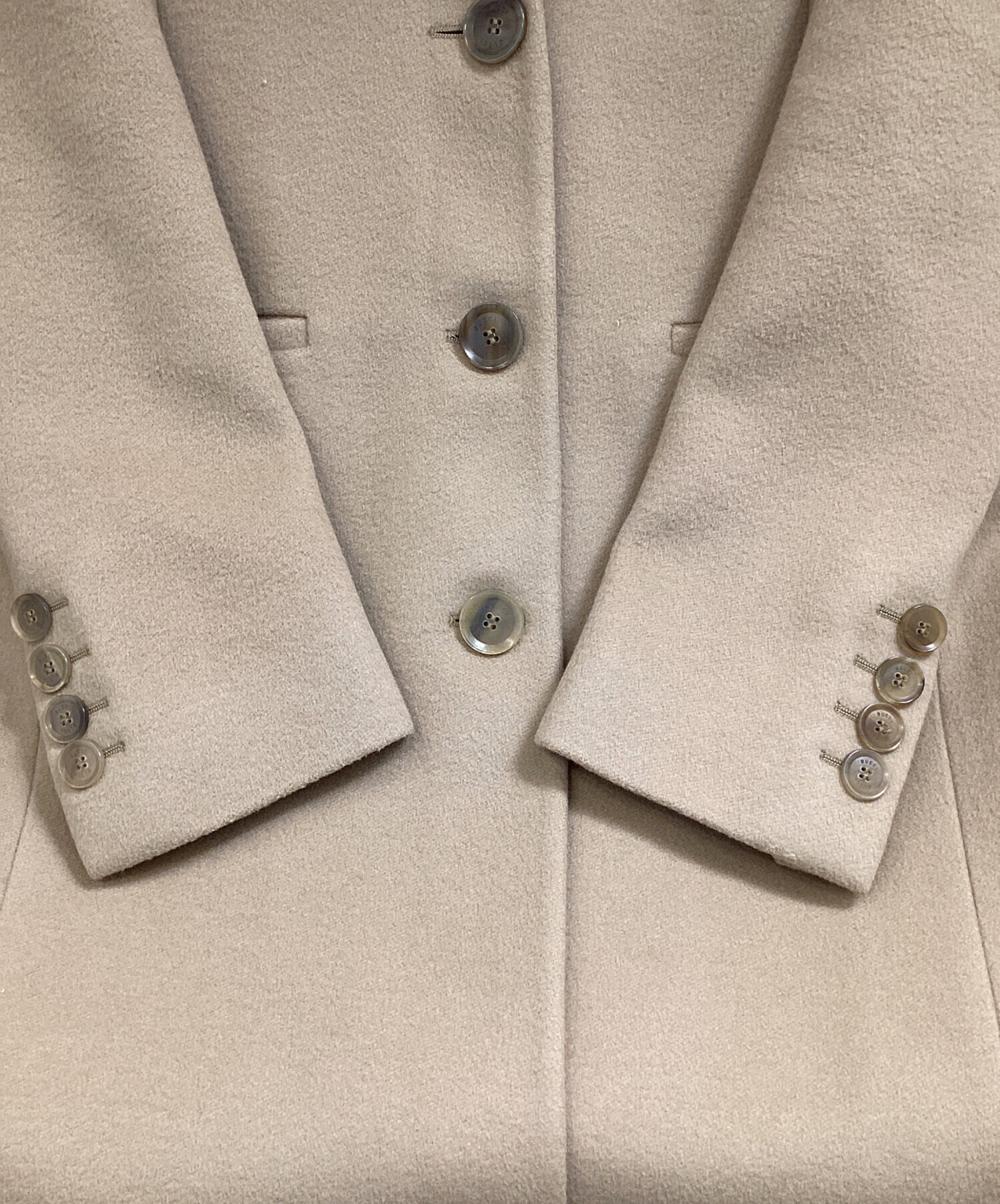 中古・古着通販】GUCCI (グッチ) チェスターコート ベージュ サイズ:36