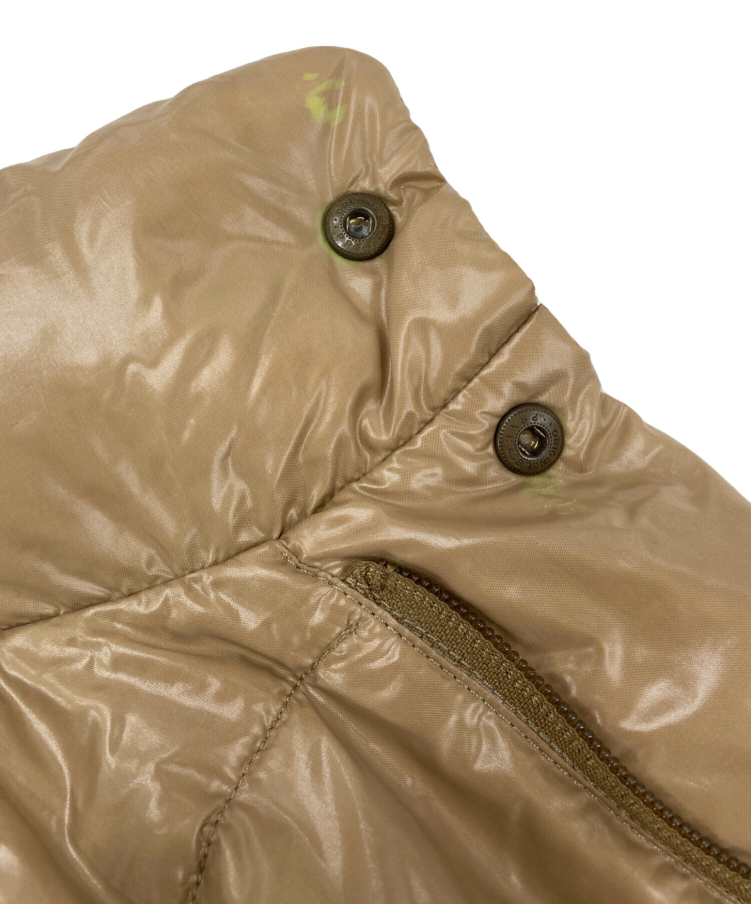 MONCLER ベージュ サイズ 2 L 青タグ コートダウンライナー フード 中古・古着通販】MONCLER (モンクレール) ダウンジャケット VENISE