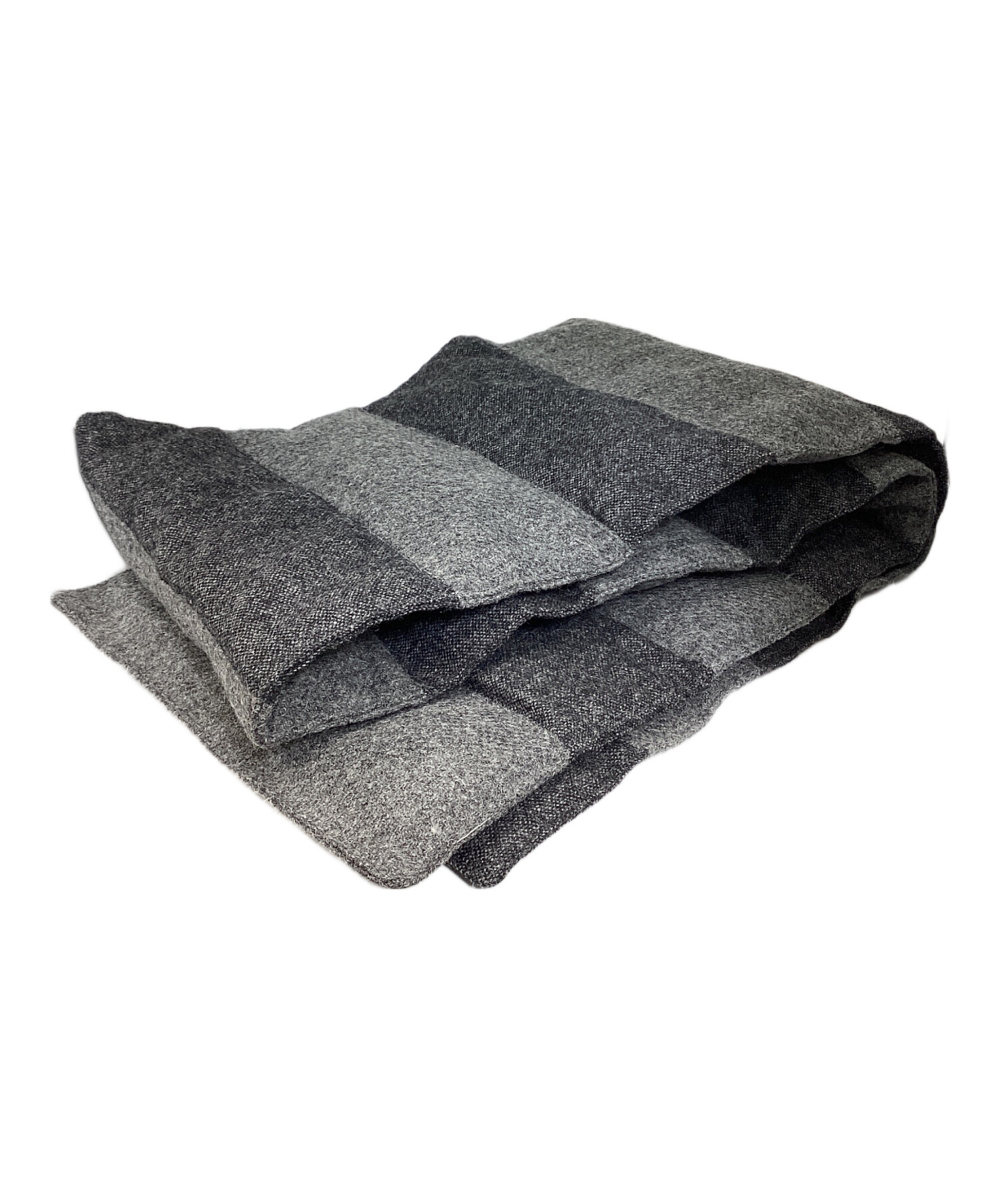 THOM BROWNE グレー カシミアマフラー 中古・古着通販】THOM BROWNE. NEW YORK (トムブラウン ニューヨーク