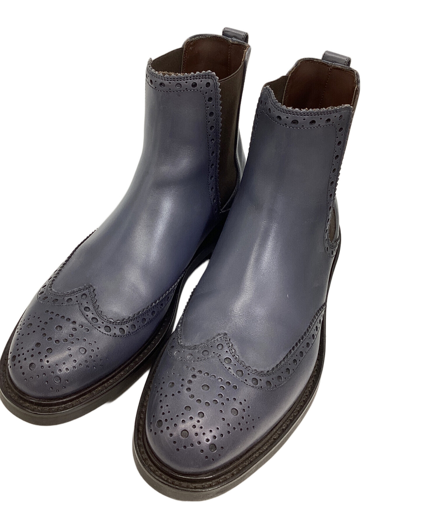 Salvatore Ferragamo スエード サイドゴアブーツ 中古・古着通販】Salvatore Ferragamo (サルヴァトーレ フェラガモ