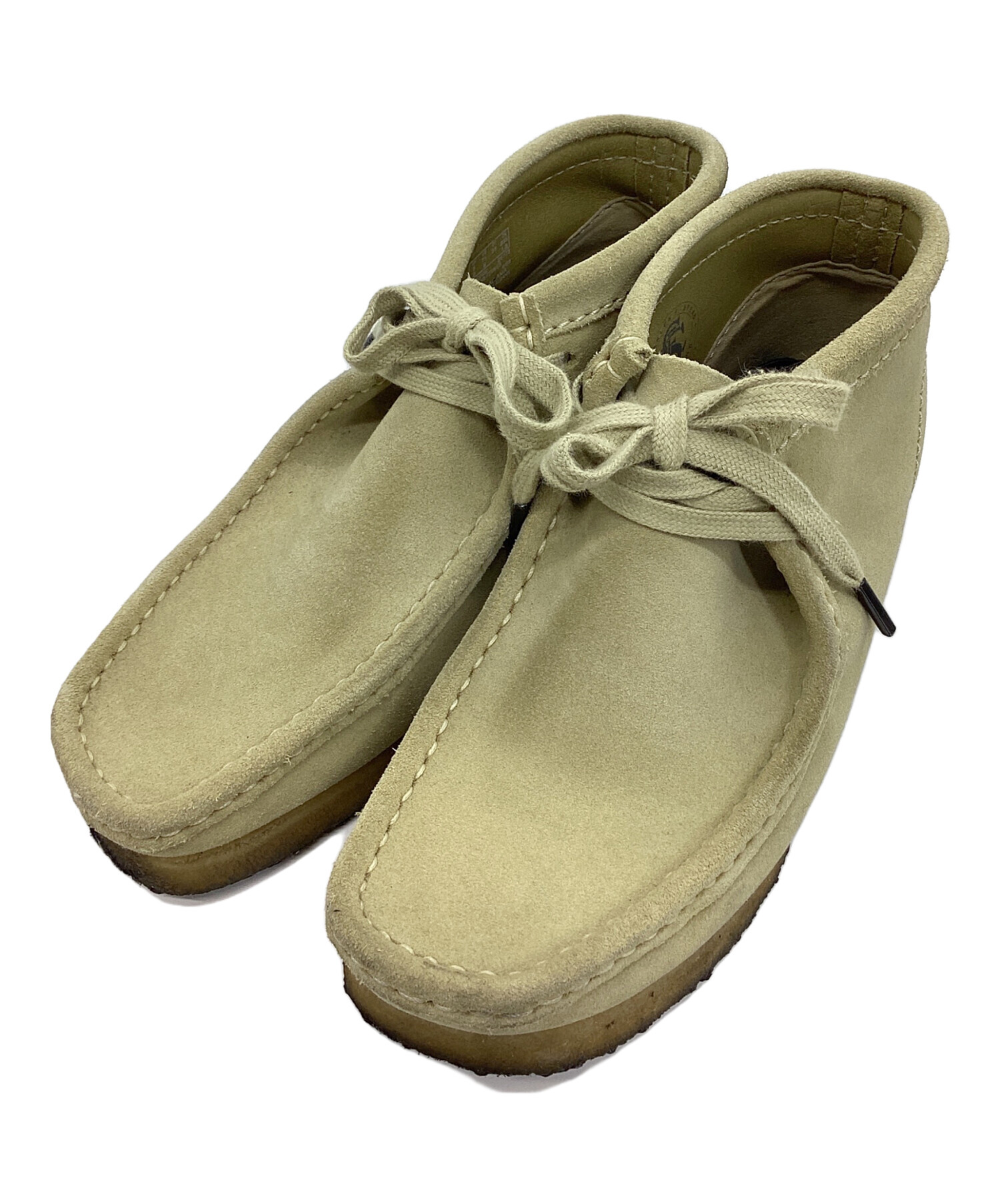 中古・古着通販】CLARKS (クラークス) ワラビーブーツ メープル