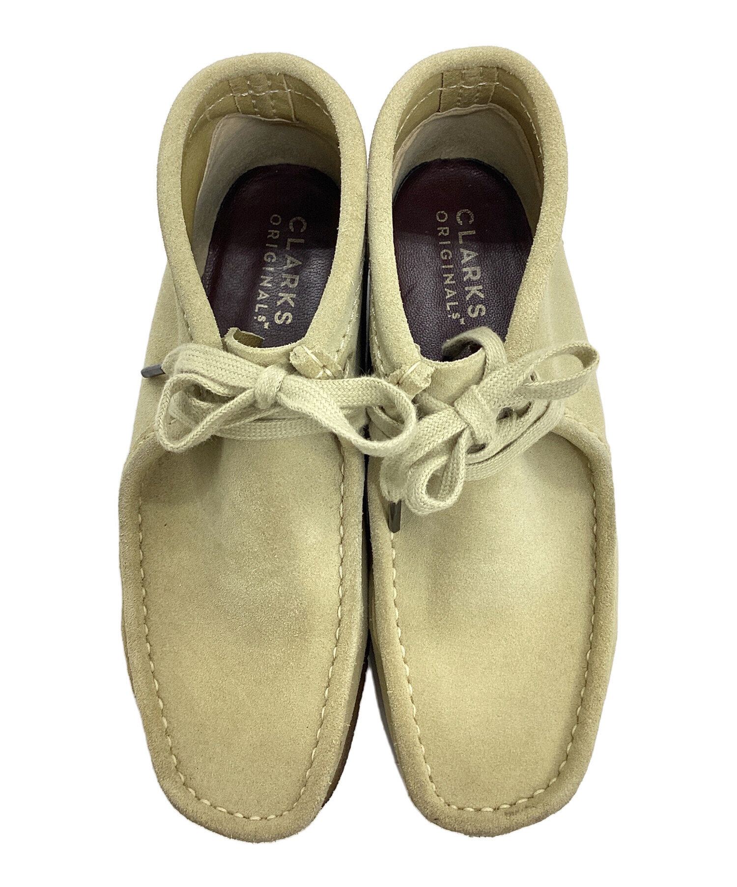 中古・古着通販】CLARKS (クラークス) ワラビーブーツ メープル 