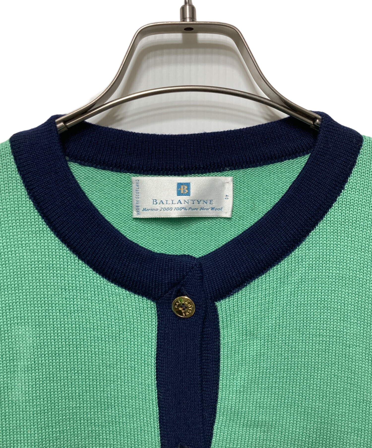中古・古着通販】BALLANTYNE (バランタイン) ウール金釦ニット