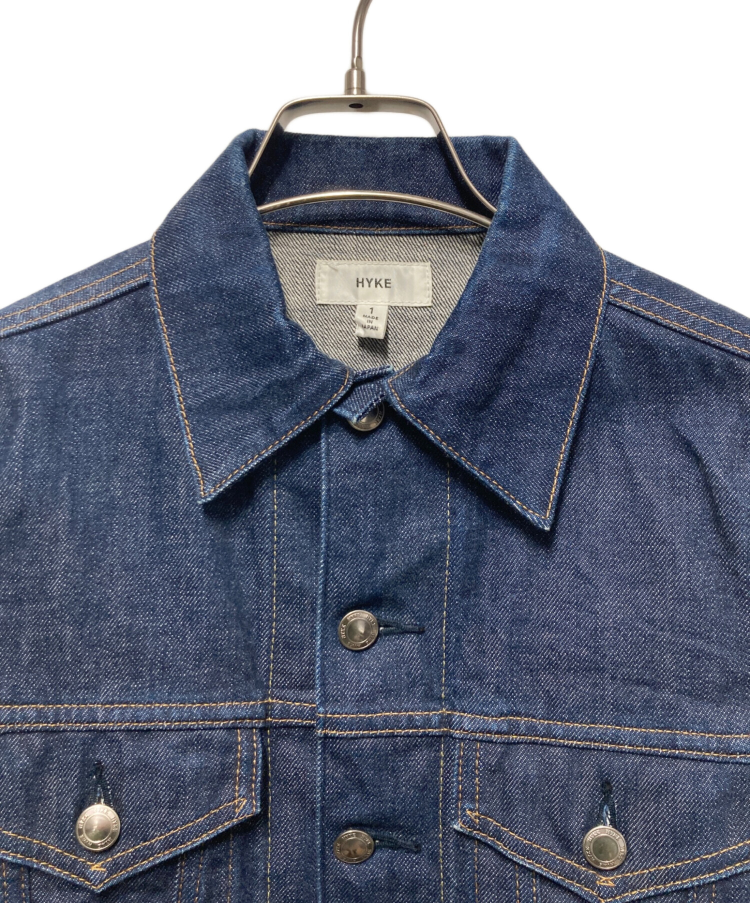 中古・古着通販】HYKE (ハイク) デニムジャケット インディゴ サイズ:1 