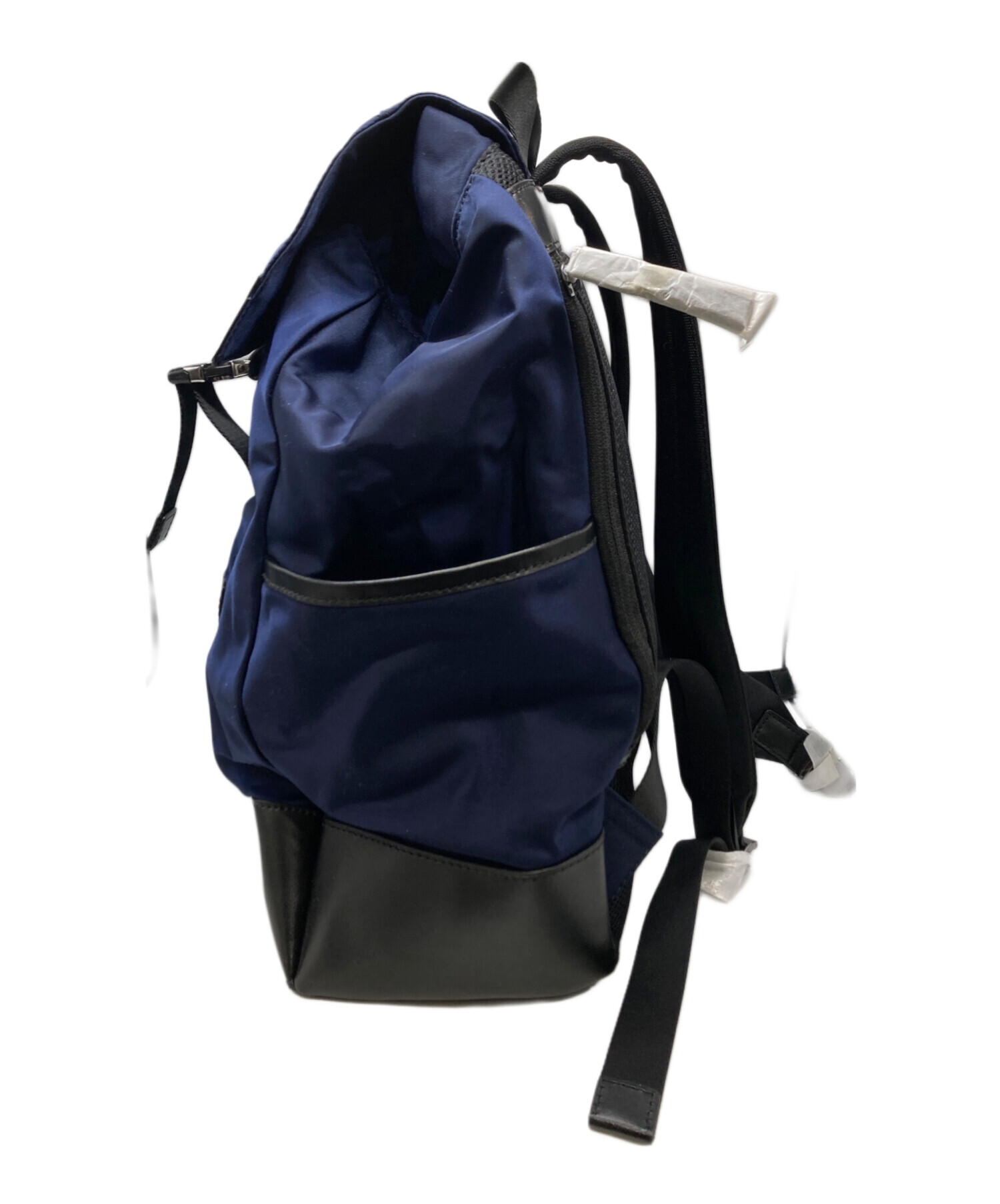 MICHAEL KORS 本革リュック ネイビー 未使用品 中古・古着通販】MICHAEL KORS (マイケル・コース) リュック ネイビー