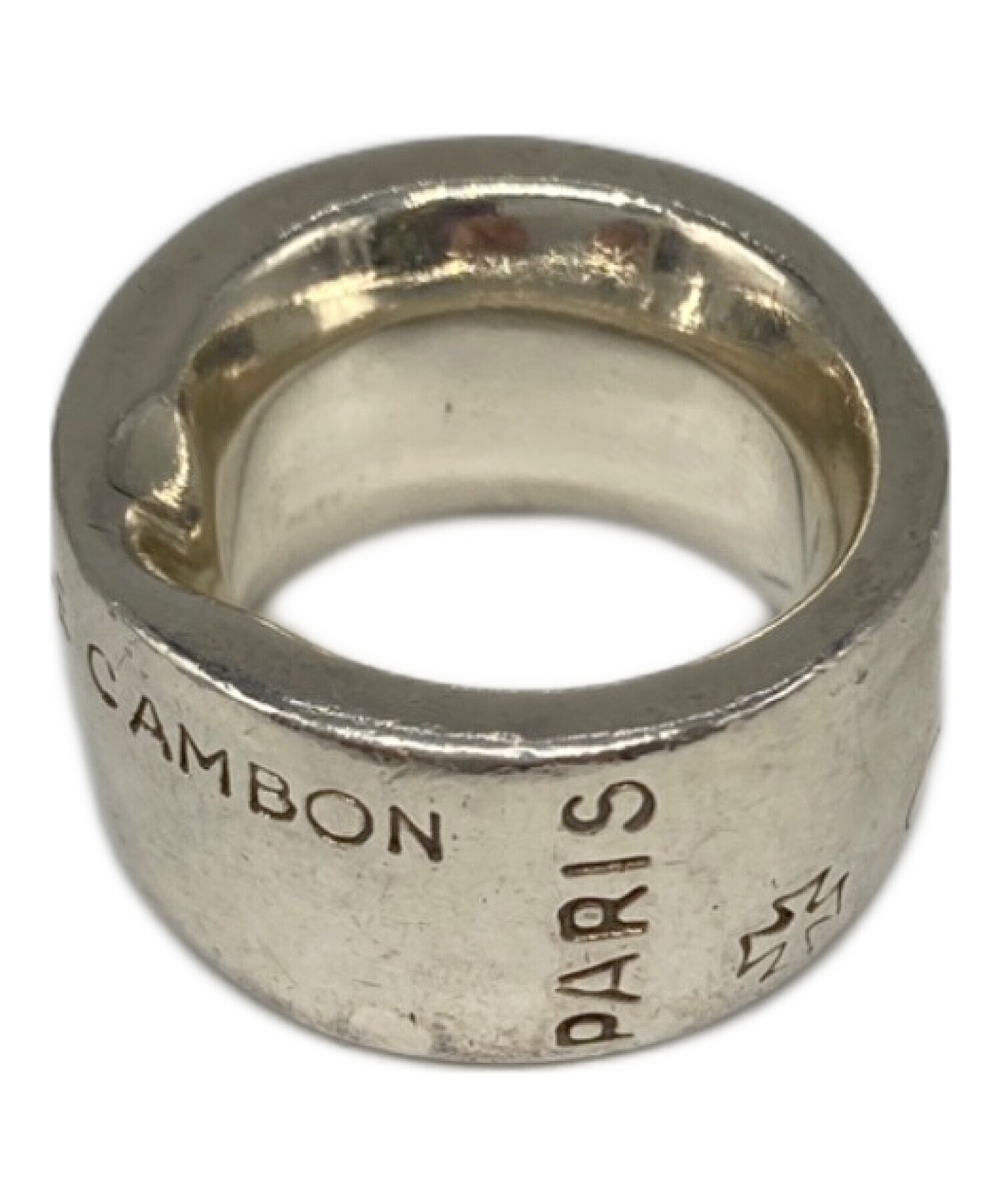 中古・古着通販】CHANEL (シャネル) ロゴカンボンリング シルバー