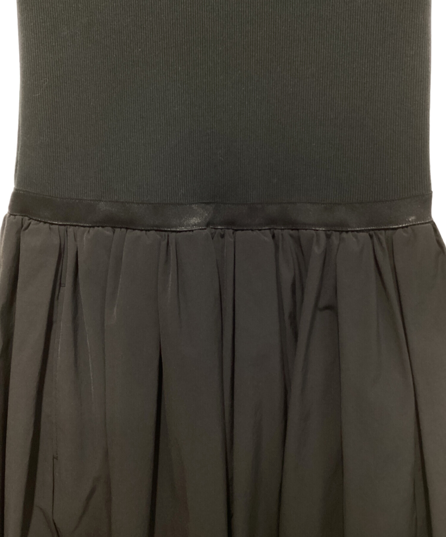 中古・古着通販】Myweakness (マイウィークネス) Combi Dress ブラック  