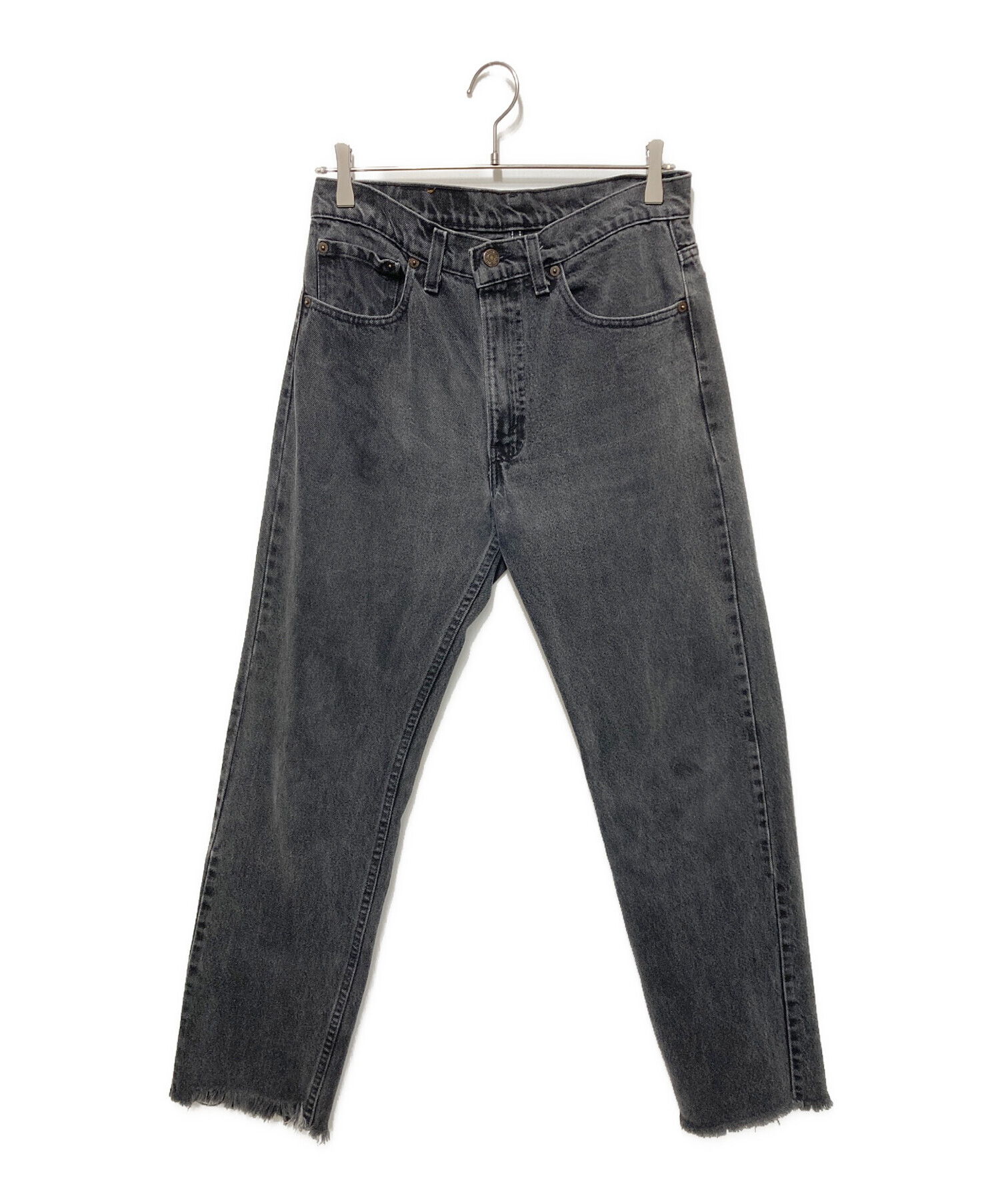 中古・古着通販】LEVI'S (リーバイス) 先染め505デニムパンツ ブラック