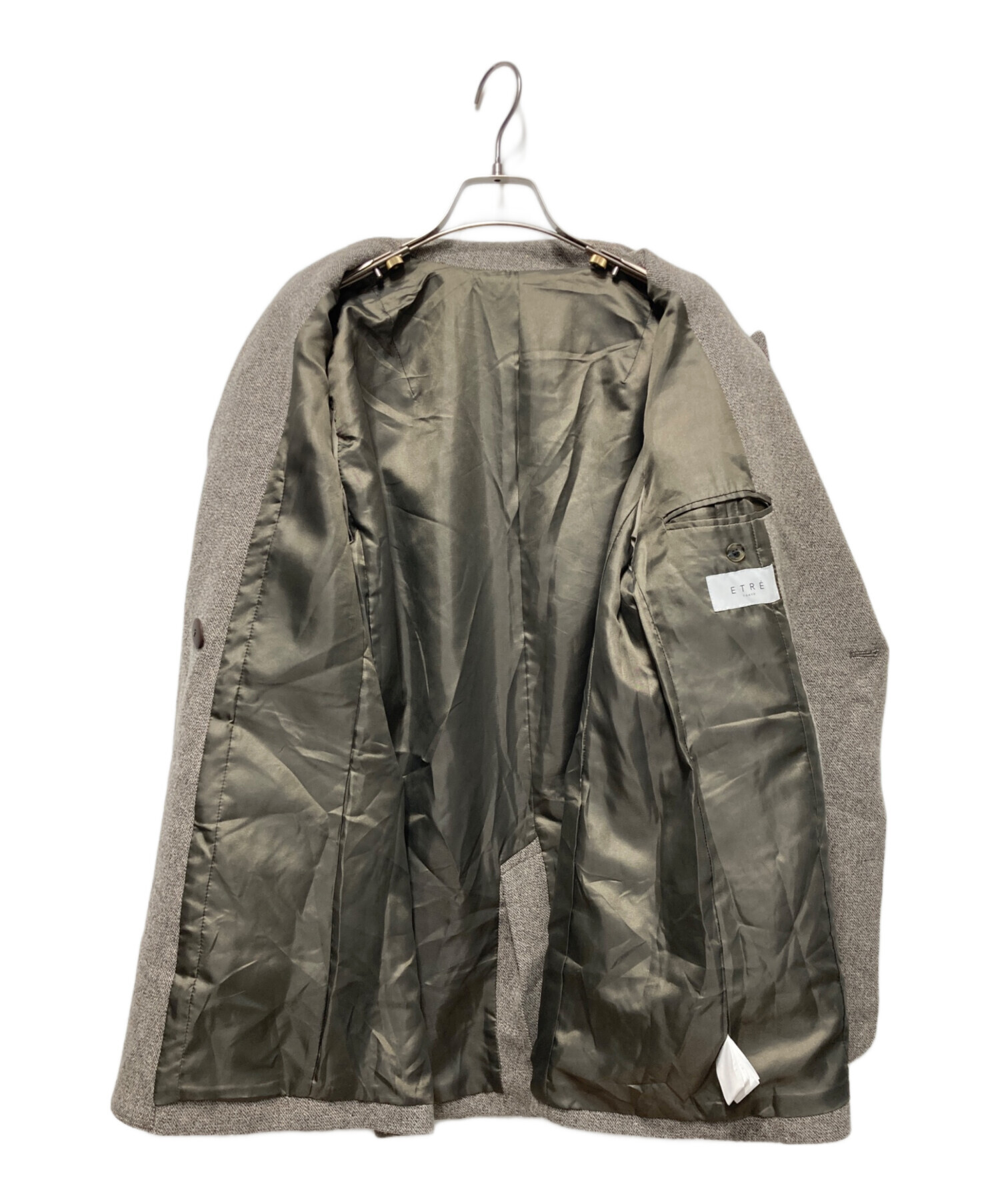 中古・古着通販】ETRE TOKYO (エトレトウキョウ) ピークドラペルウール