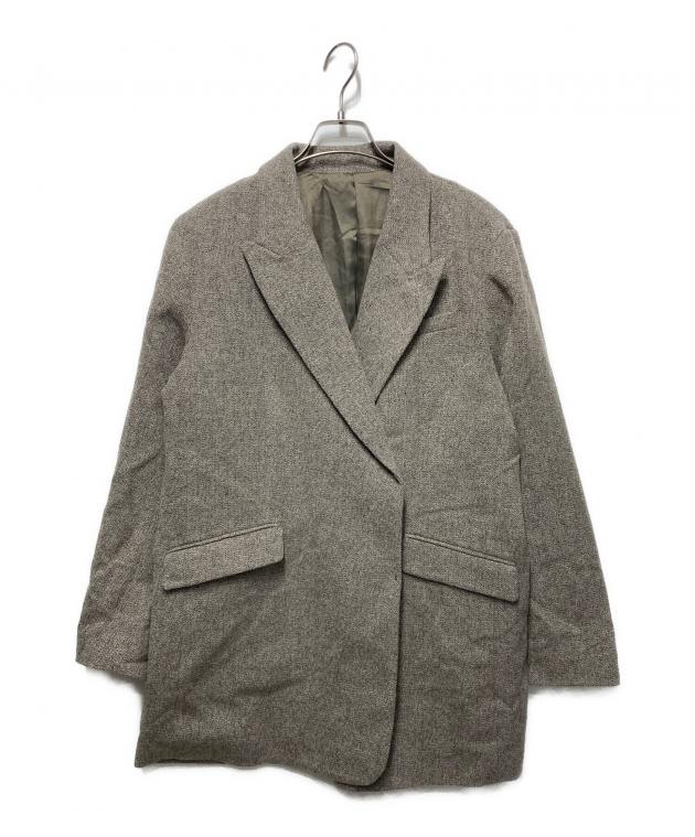 ETRE TOKYOピークドラペルウールジャケット ベージュ M ピークドラペルウールジャケット ETRE TOKYO ピークドラペルウール