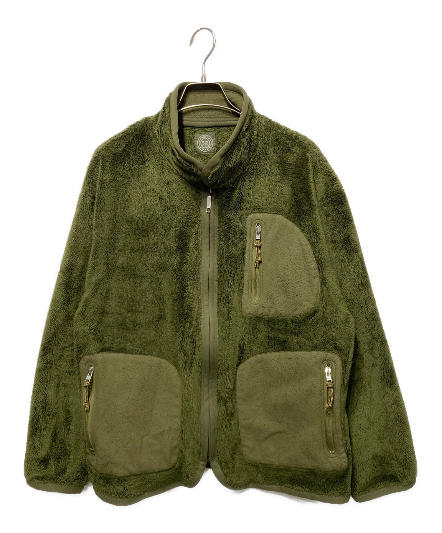 ポータークラシック　ベビーフリースセットアップ Porter Classic / ポータークラシック | BABY FLEECE ZIP UP - Navy