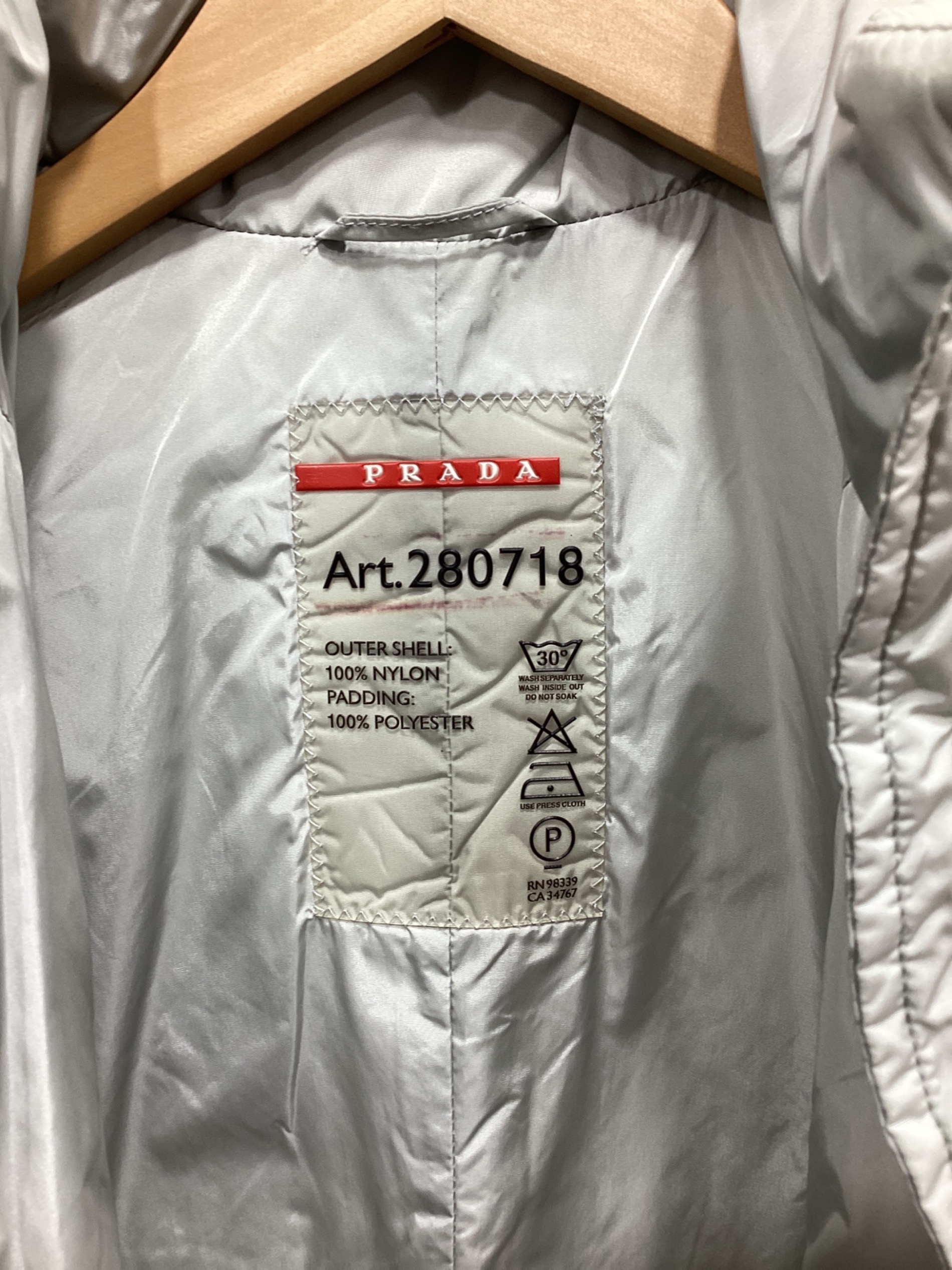 中古・古着通販】PRADA SPORTS (プラダスポーツ) 2WAY中綿ナイロン