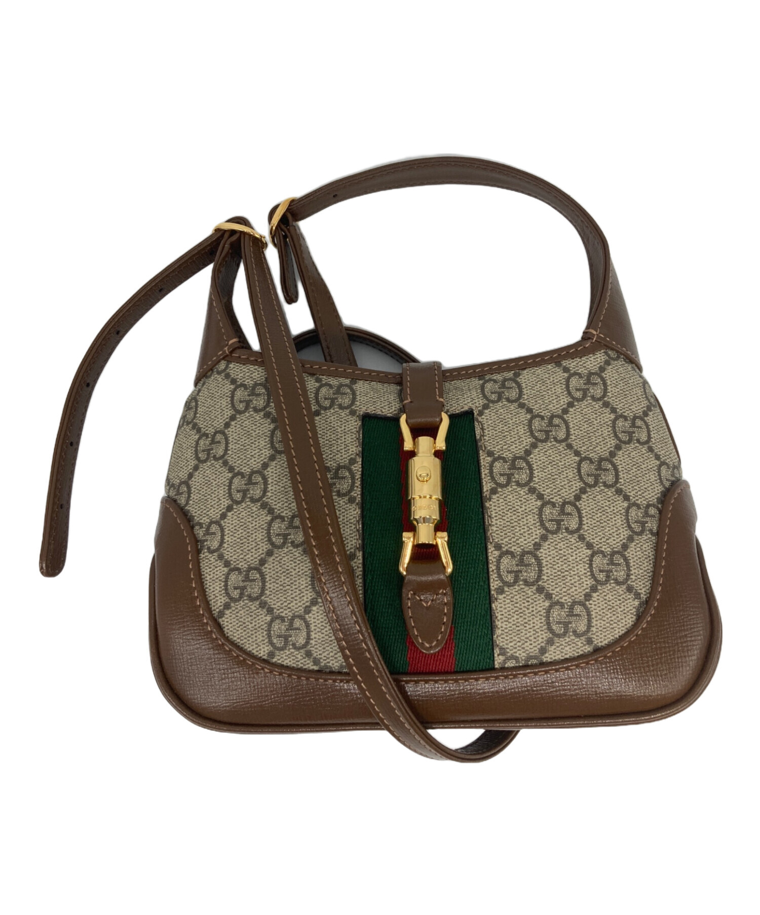 中古・古着通販】GUCCI (グッチ) ミニショルダーバッグ ベージュ 