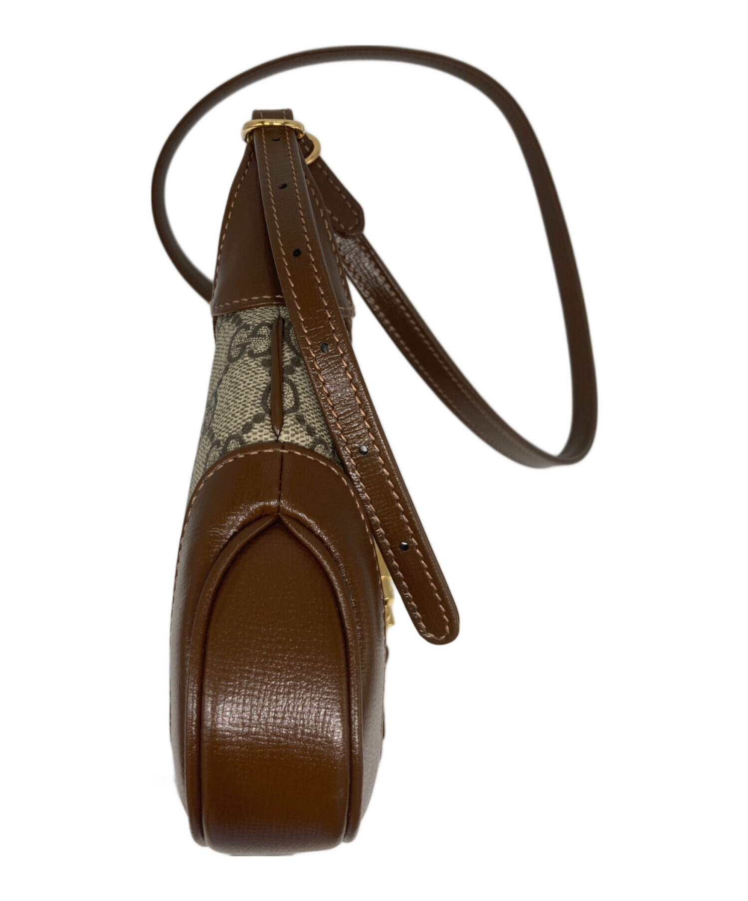 中古・古着通販】GUCCI (グッチ) ミニショルダーバッグ ベージュ
