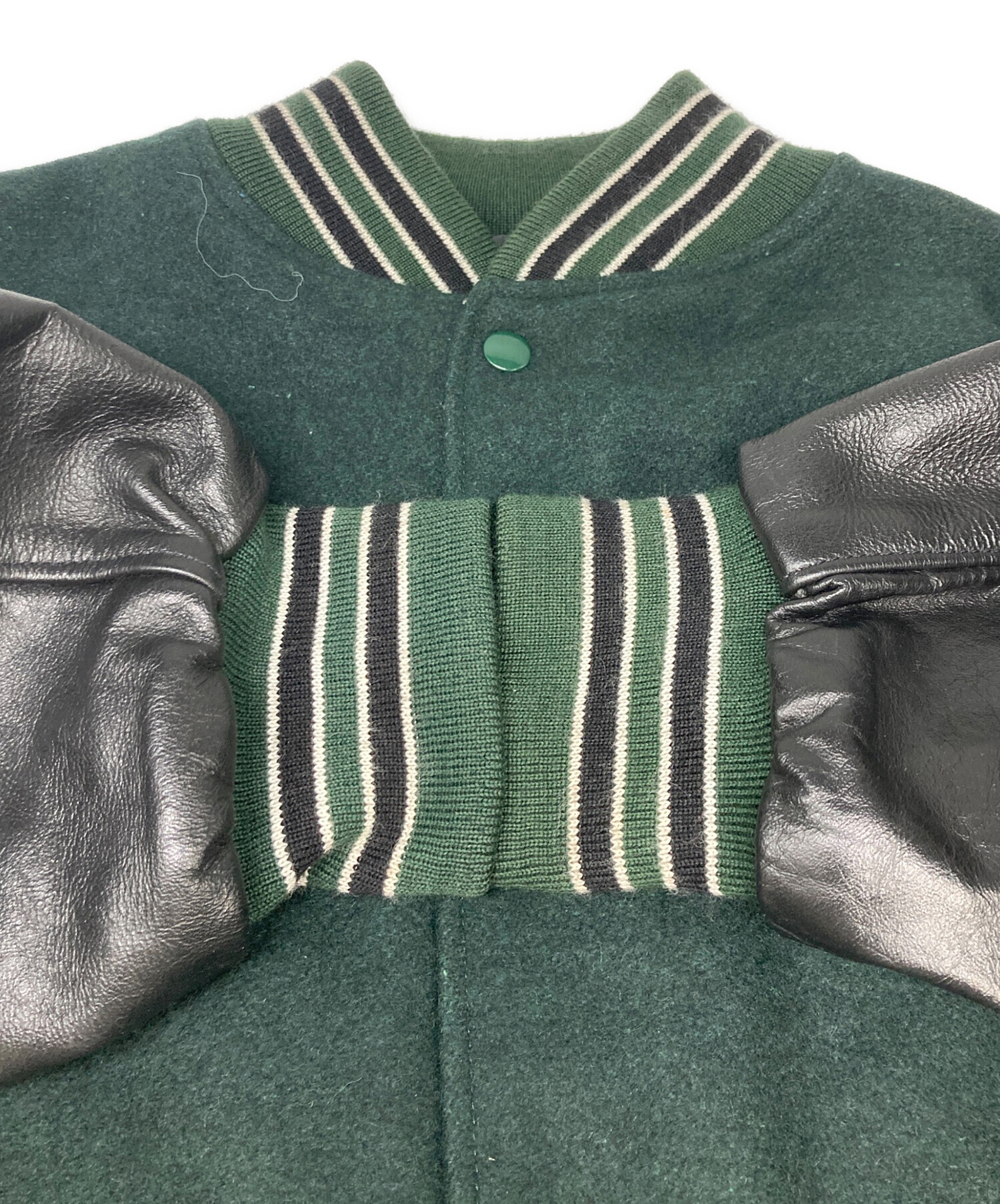 中古・古着通販】Holloway (ホロウェイ) スタジャン グリーン サイズ