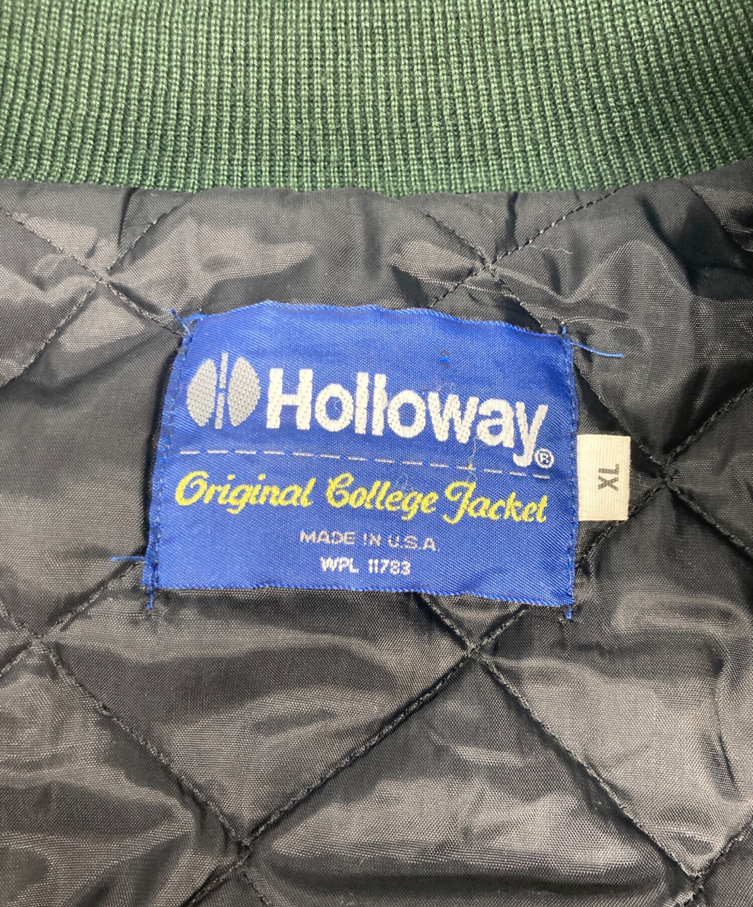 中古・古着通販】Holloway (ホロウェイ) スタジャン グリーン サイズ