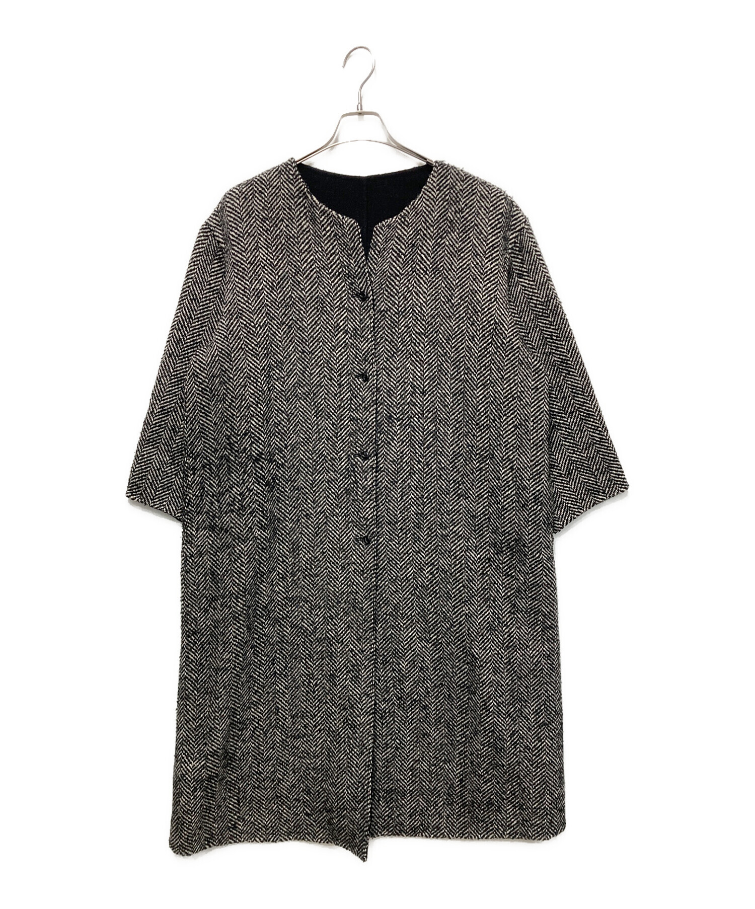 arts&science アーツアンドサイエンス　コート　ウール　ノーカラー 中古・古着通販】ARTS&SCIENCE (アーツアンドサイエンス) ノーカラー