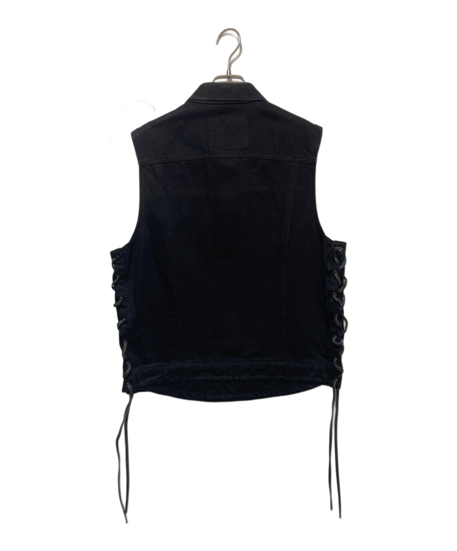 中古・古着通販】KADOYA (カドヤ) バイカーレースアップデニム ベスト