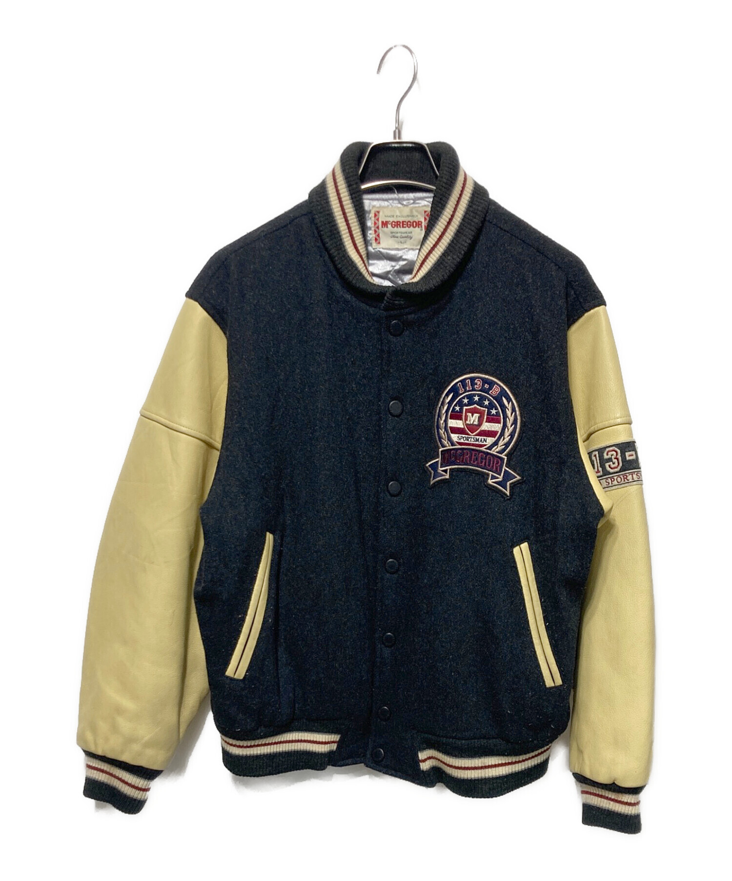 中古・古着通販】McGREGOR (マックレガー) レザー切替スタジャン