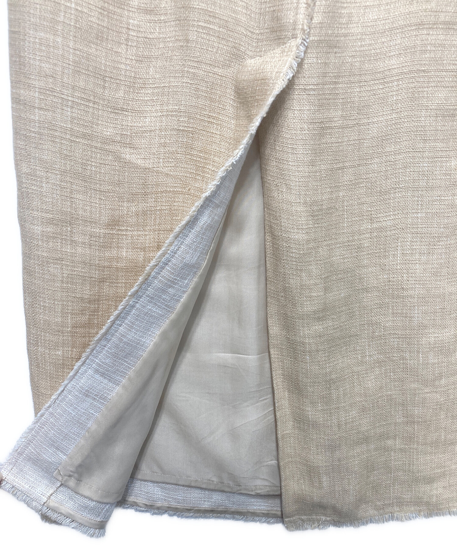中古・古着通販】AURALEE (オーラリー) LINEN DOUBLE FACE FRINGE