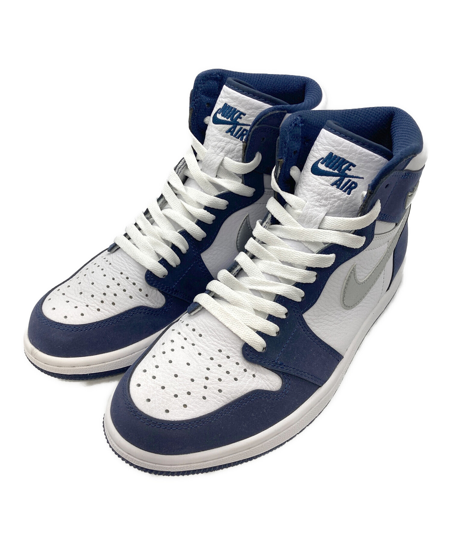 NIKE ナイキ スニーカー メンズ 【古着】【中古】 中古・古着通販】NIKE (ナイキ) ハイカットスニーカー ネイビー サイズ