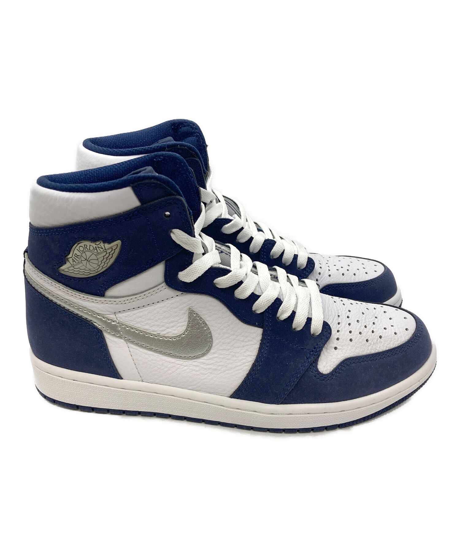中古・古着通販】NIKE (ナイキ) ハイカットスニーカー ネイビー サイズ