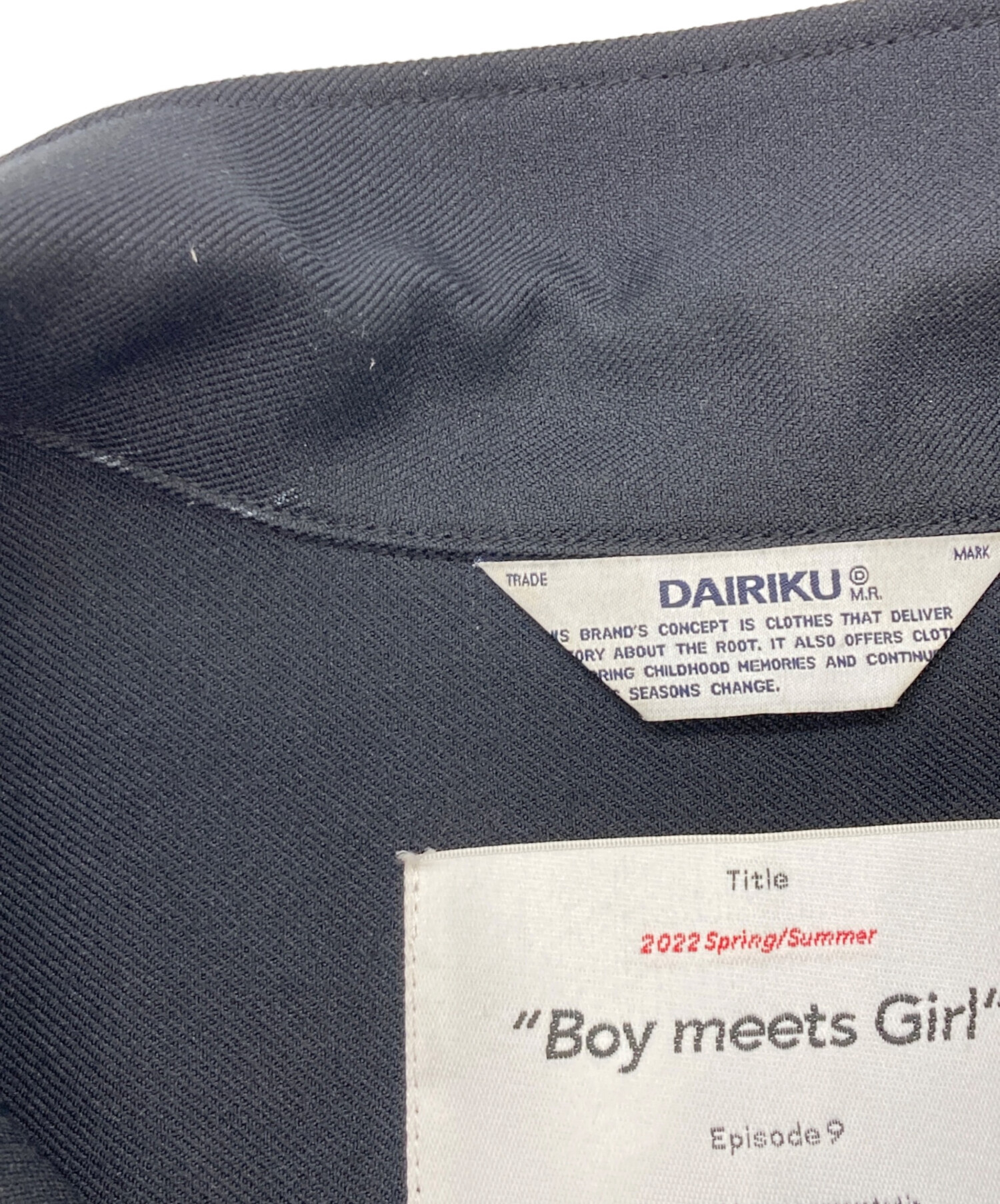 中古・古着通販】DAIRIKU (ダイリク) Regular Polyester Vest ブラック 