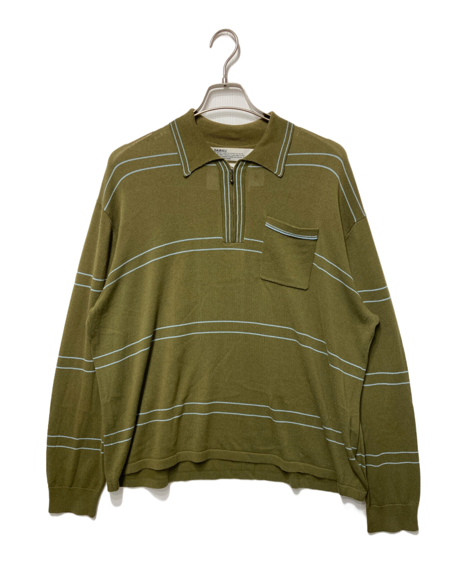 DAIRIKU 20aw Long Sleeve Polo Knit