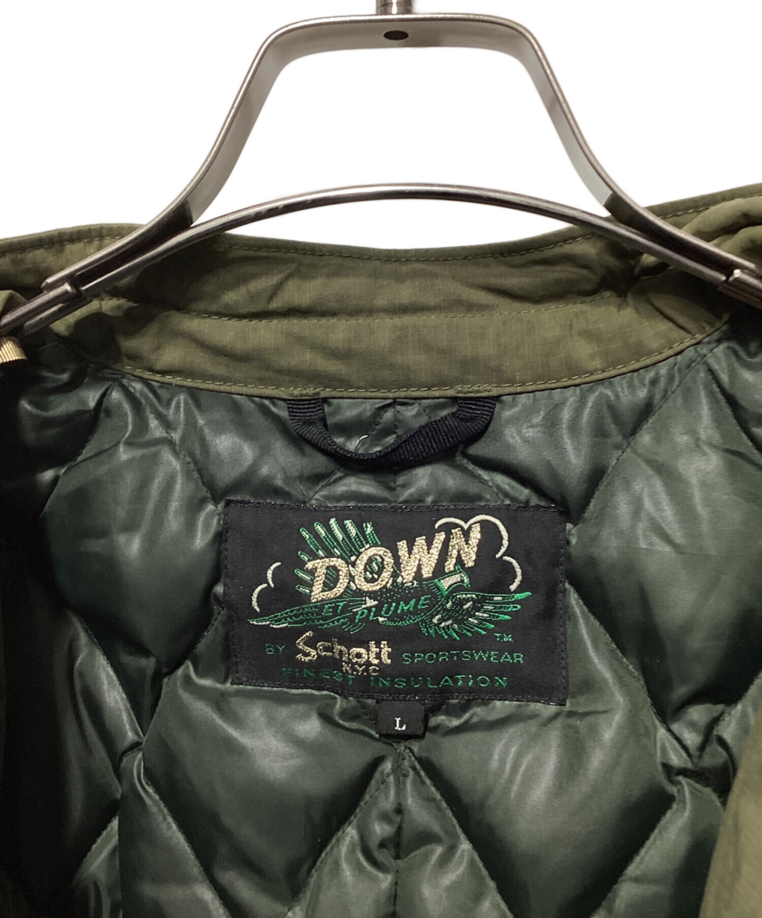 中古・古着通販】Schott SPORTWEAR (ショット スポーツ ウェア) ダウン 