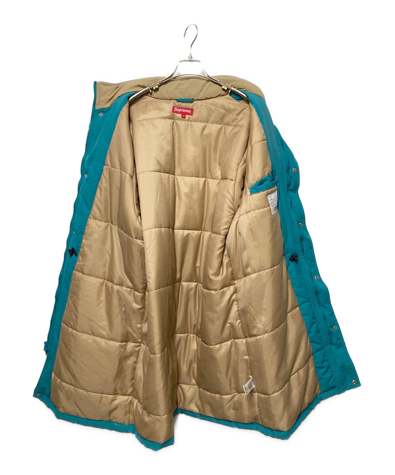 中古・古着通販】SUPREME (シュプリーム) ベンチコート ブルー サイズ