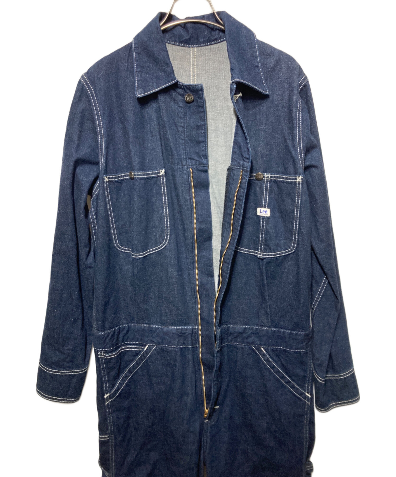 中古・古着通販】LEE (リー) つなぎ インディゴ サイズ:S｜ブランド