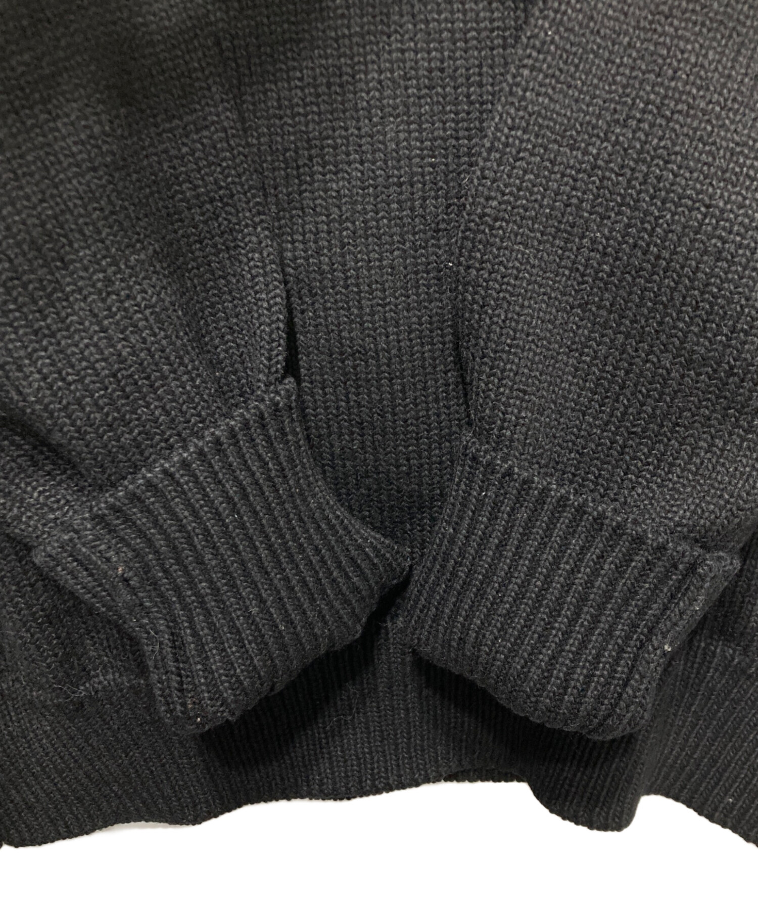 中古・古着通販】AURALEE (オーラリー) FELT WOOL YARN KNIT V-NECK P