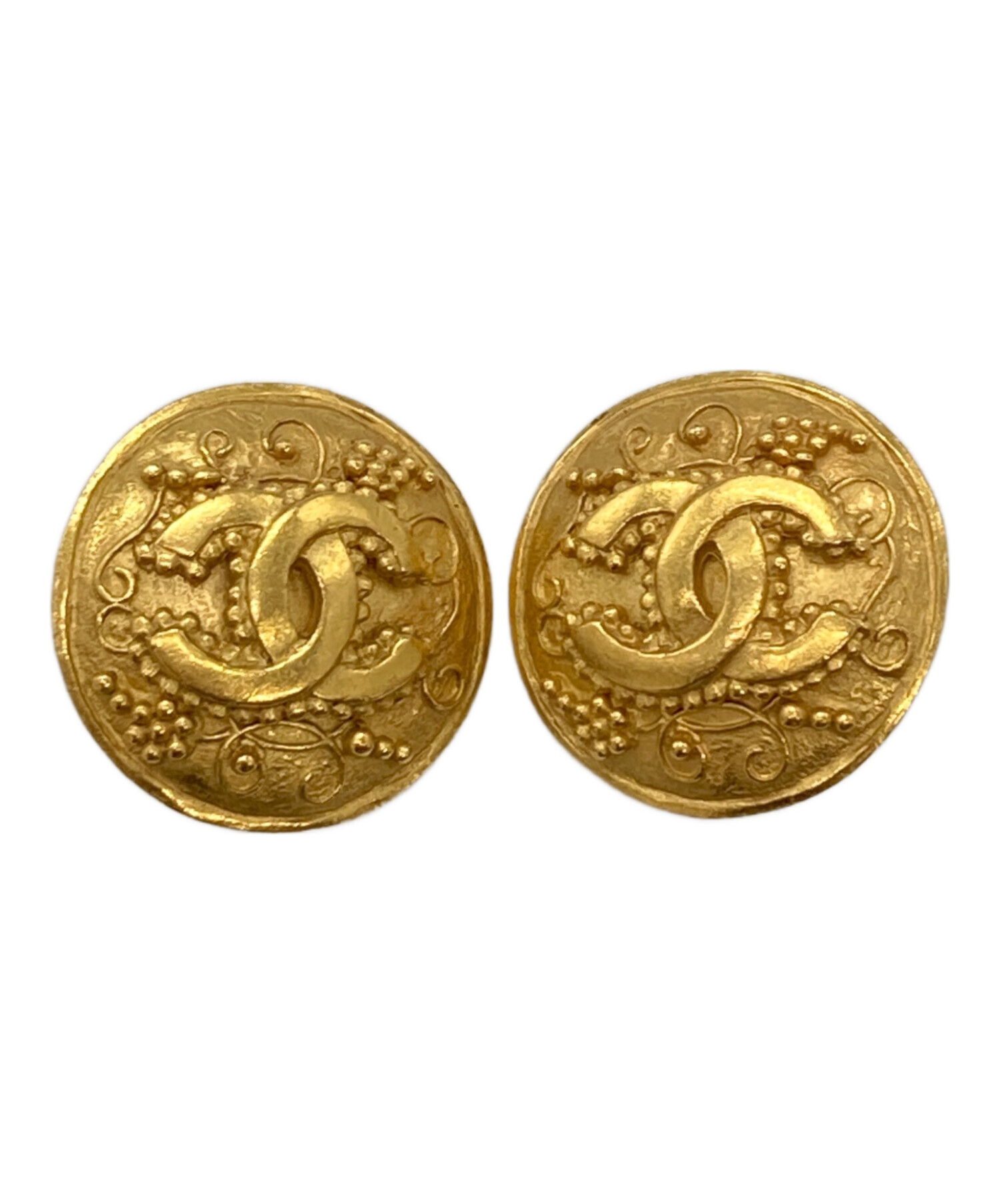 中古・古着通販】CHANEL (シャネル) ココマークヴィンテージイヤリング 