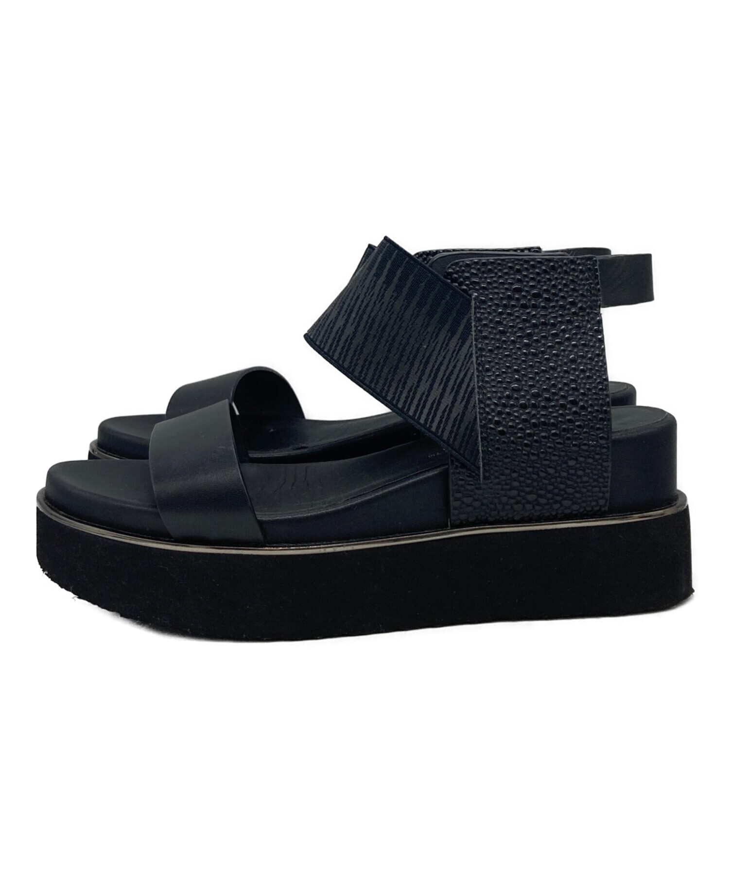 中古・古着通販】UNITED NUDE (ユナイテッドヌード) サンダル ブラック