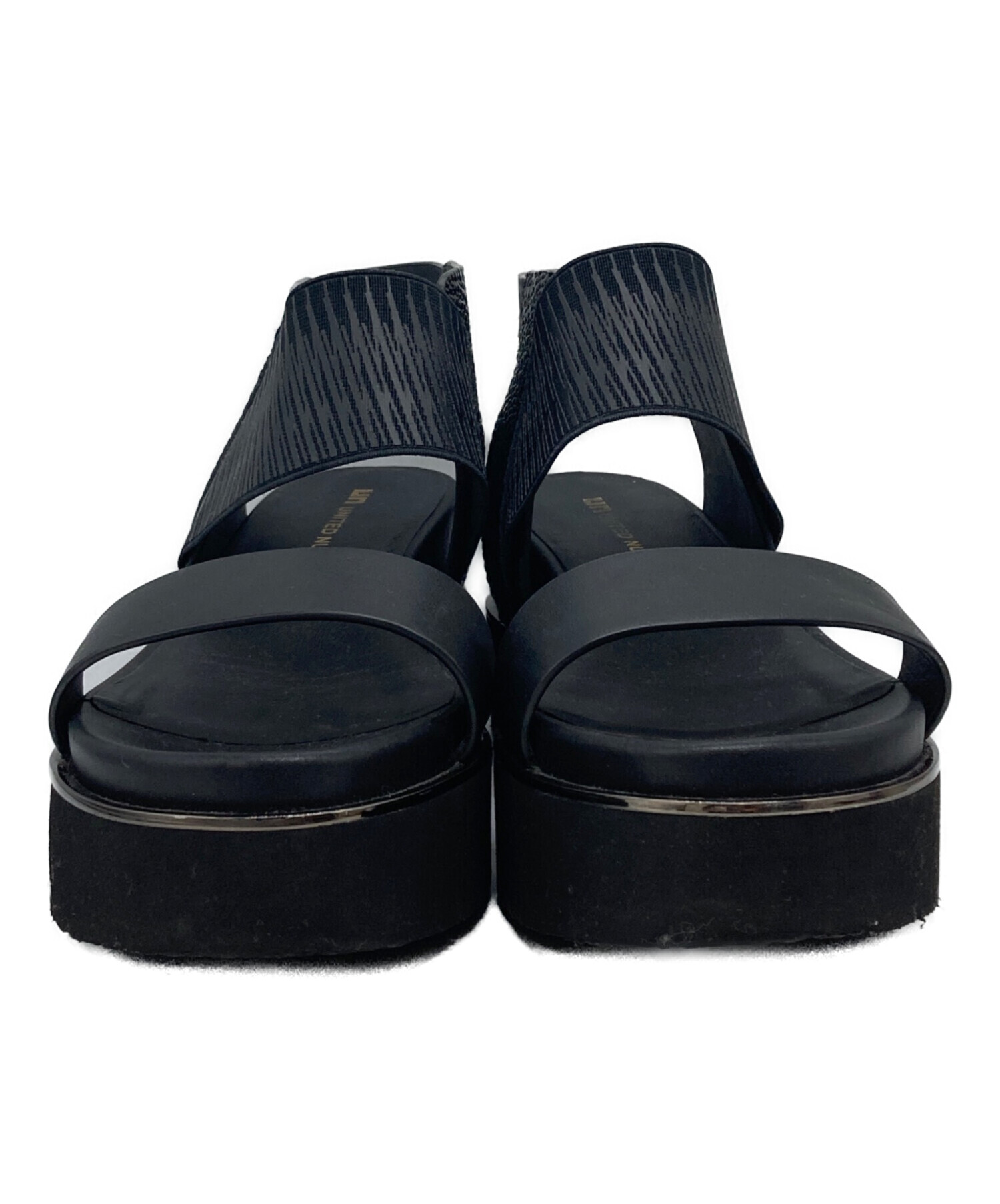 中古・古着通販】UNITED NUDE (ユナイテッドヌード) サンダル ブラック