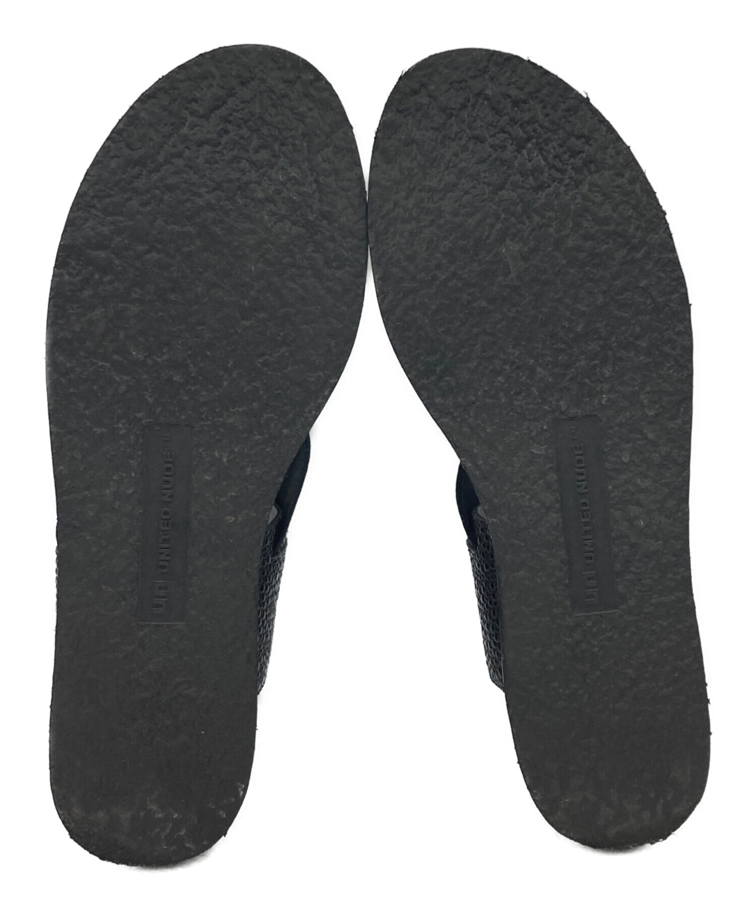 中古・古着通販】UNITED NUDE (ユナイテッドヌード) サンダル ブラック