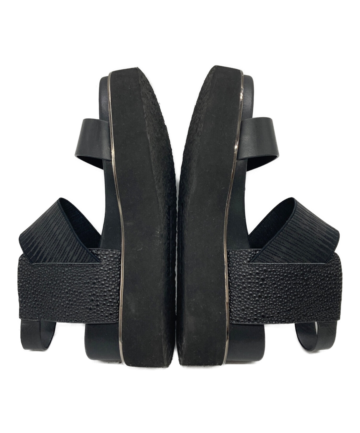 中古・古着通販】UNITED NUDE (ユナイテッドヌード) サンダル ブラック