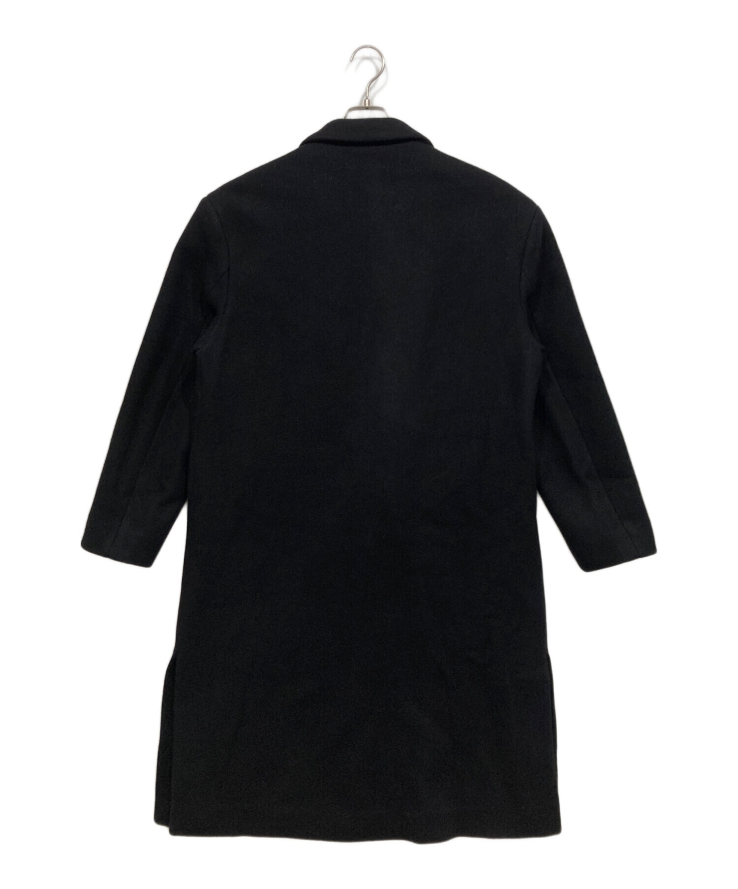 コラム　コート　美品 中古・古着通販】COLUMN (コラム) チェスターコート ブラック サイズ:M