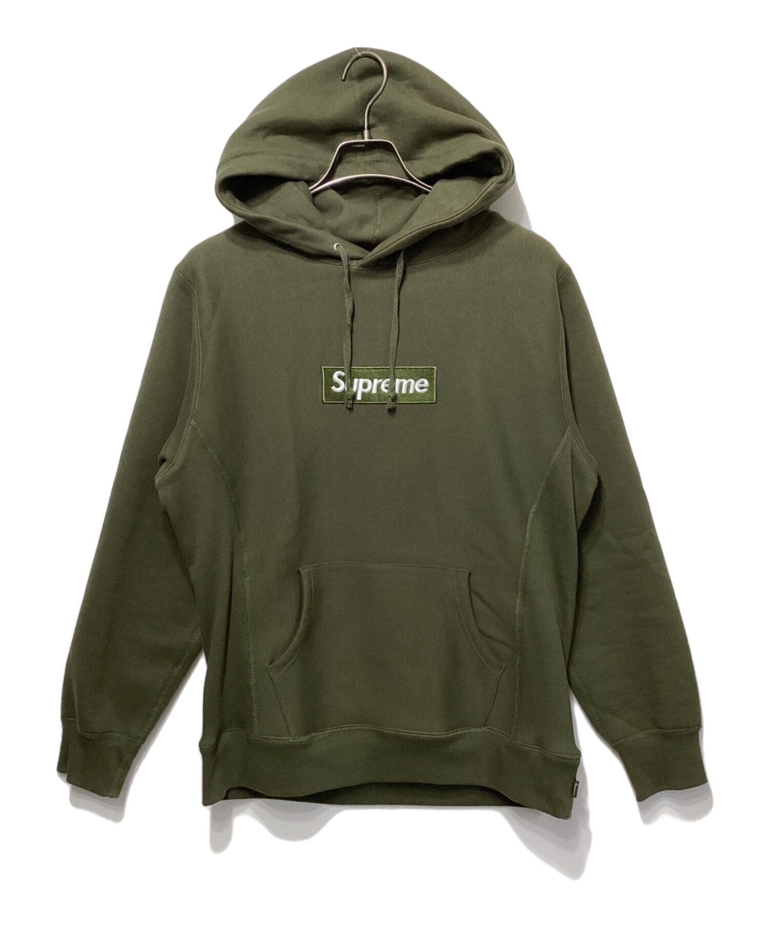 ご*す様 3/11まで大幅値下 【入手困難】2011AW Supremeフードロ 中古・古着通販】Supreme (シュプリーム) 11AW BOX LOGO PULLOVER