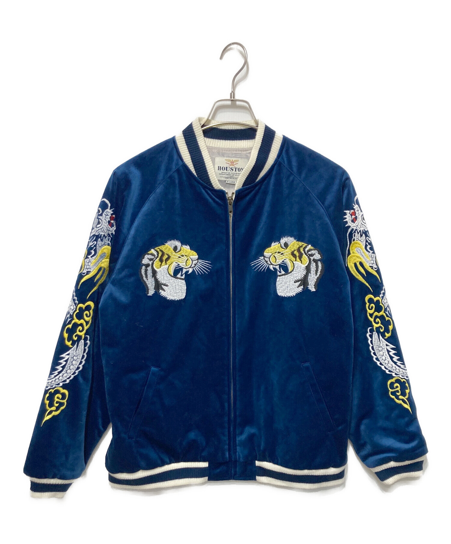 中古・古着通販】HOUSTON (ヒューストン) 別珍スカジャン ブルー