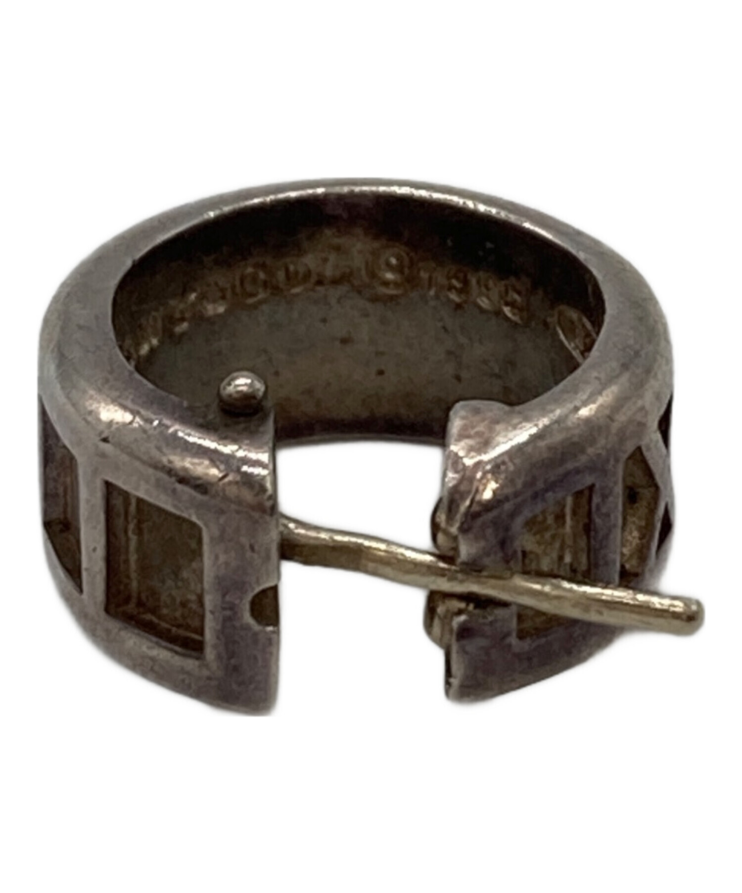 す*れ様 訳あり オールド ティファニー アトラス ピアス ラージ シルバー ヴ す*れ様 訳あり オールド ティファニー アトラス ピアス ラージ