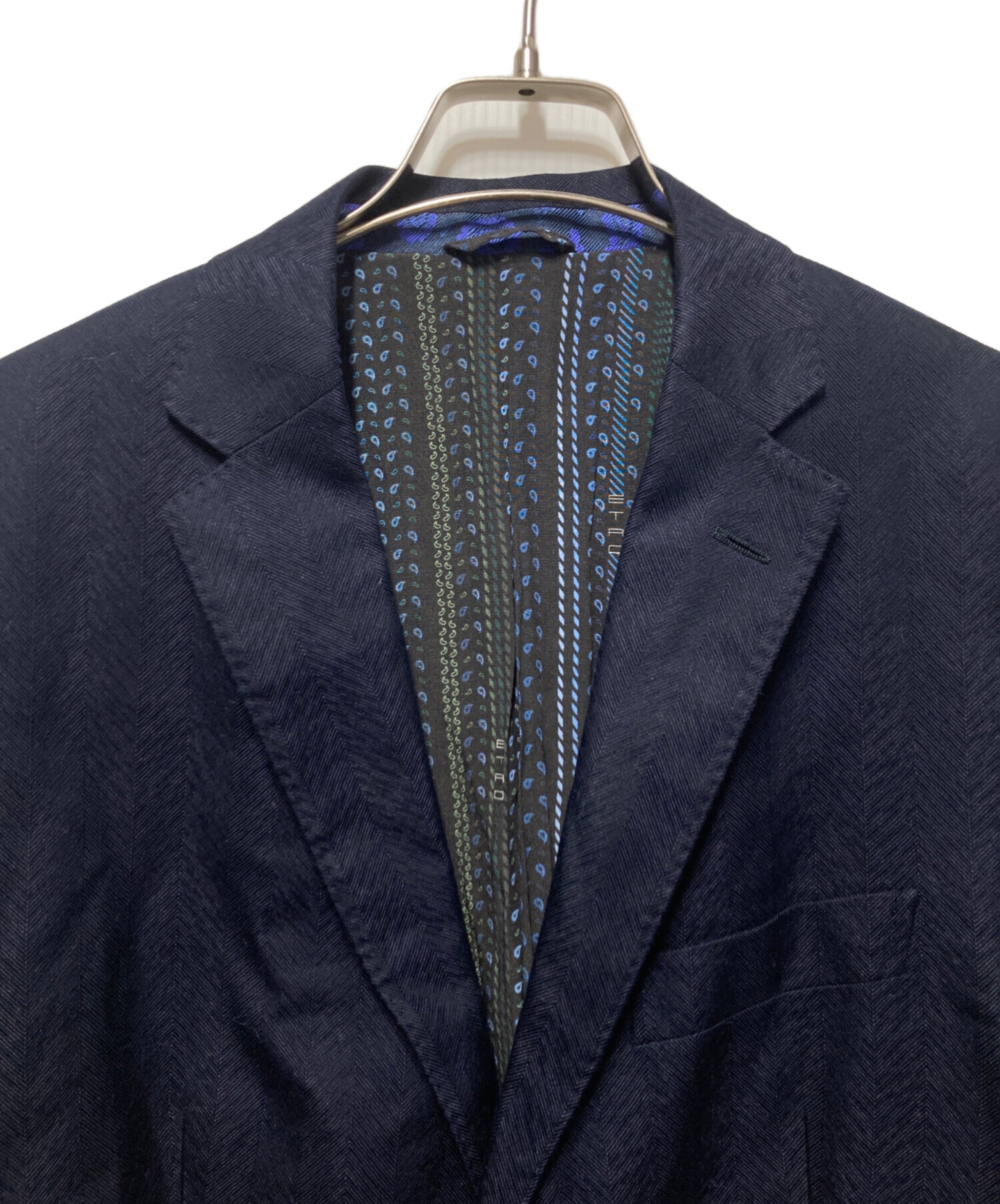 中古・古着通販】ETRO (エトロ) セットアップ ネイビー サイズ:50