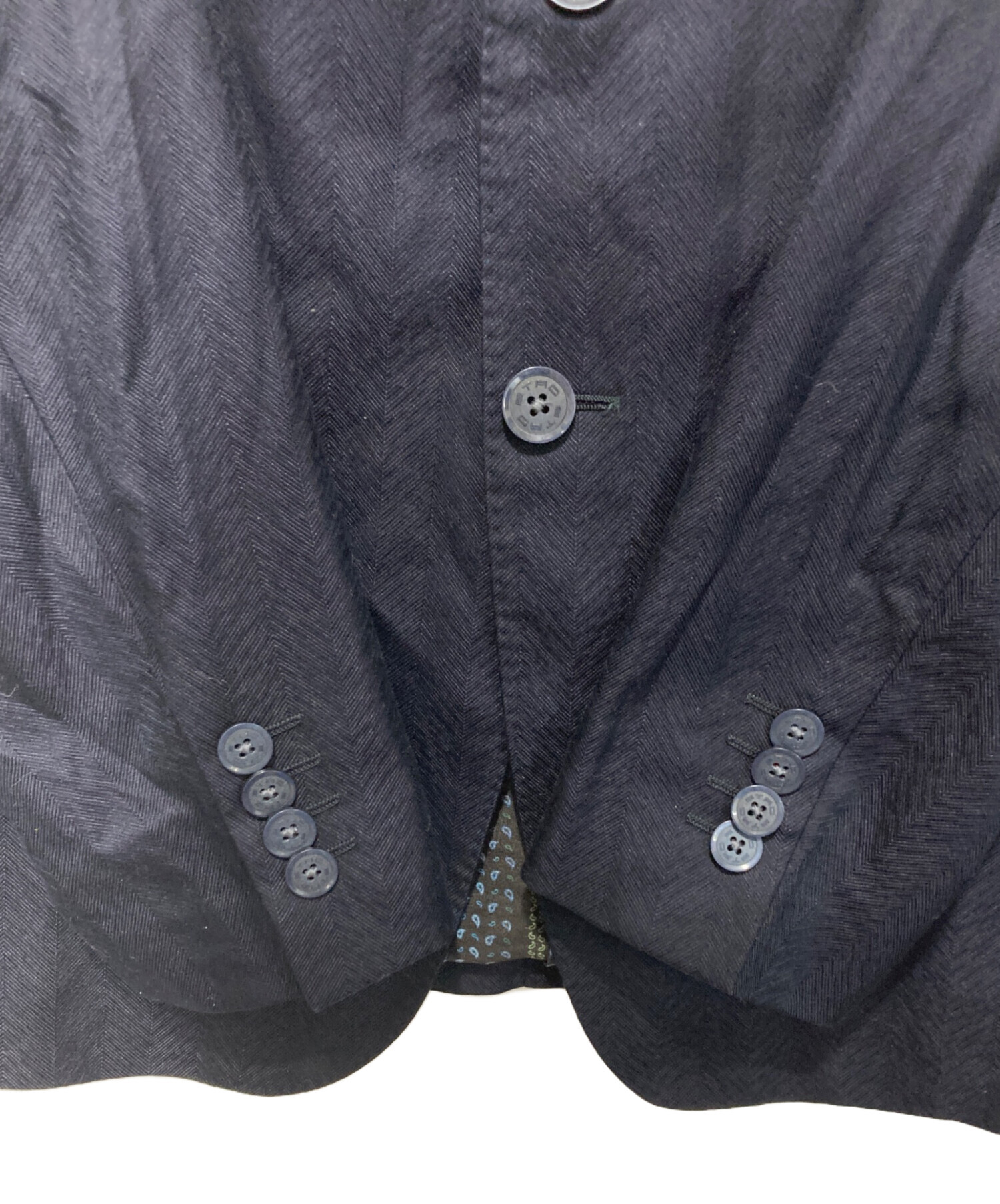 中古・古着通販】ETRO (エトロ) セットアップ ネイビー サイズ:50