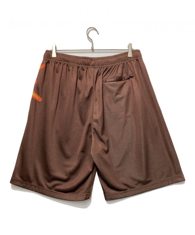 【新品】BoTT B LOGO MESH SHORT BROWN Lサイズ 中古・古着通販】BoTT (ボット) B Logo Mesh Short ブラウン サイズ:L