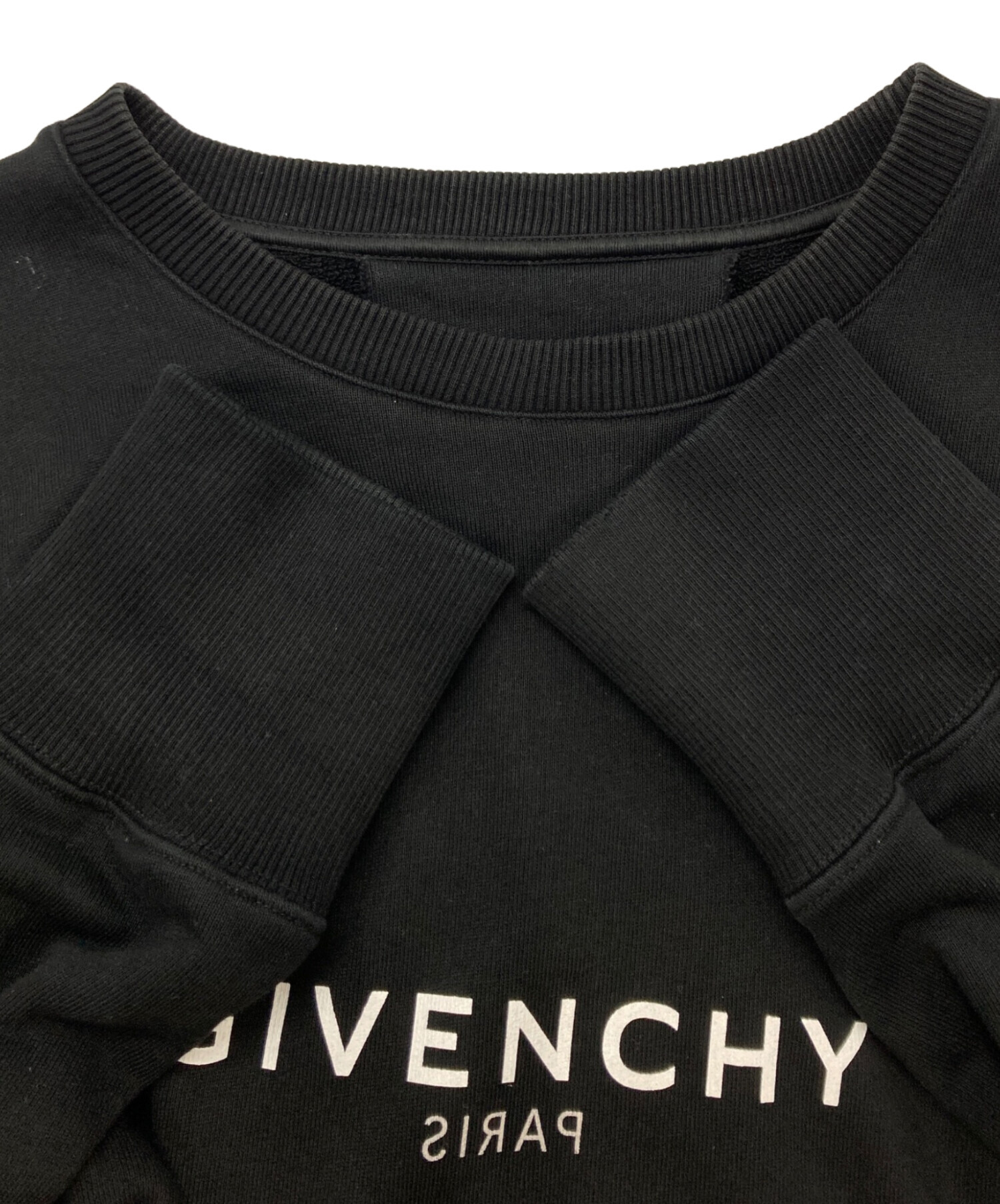 ✨未使用タグ付✨GIVENCHYジバンシー黒 トレーナーM相当 tk160 中古・古着通販】GIVENCHY (ジバンシィ) ロゴスウェット ブラック