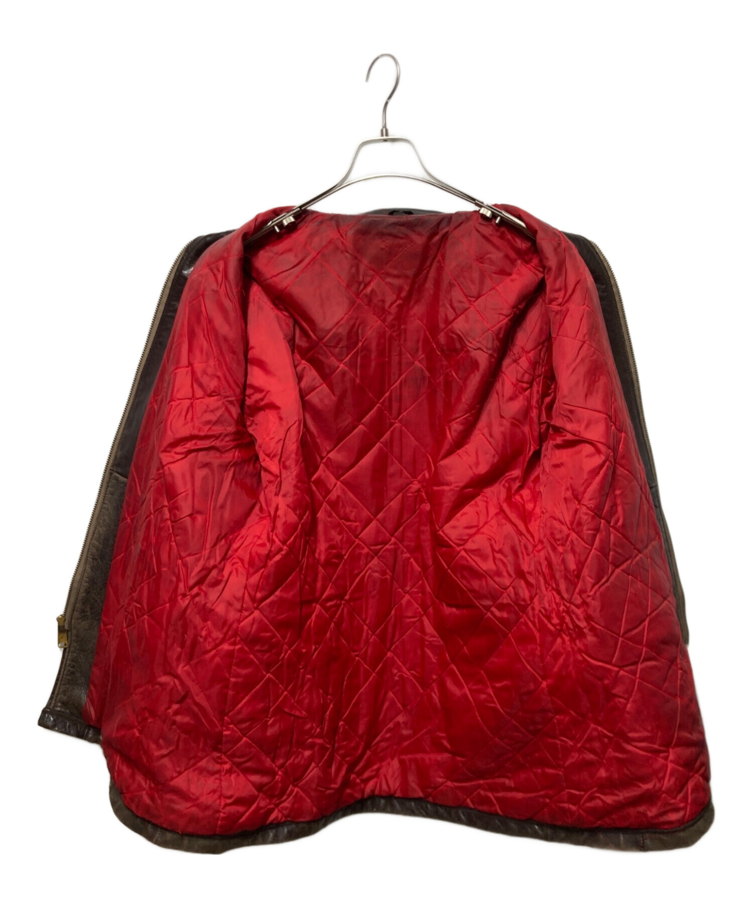 中古・古着通販】USED (ユーズド) 60'S レザージャケット ブラウン