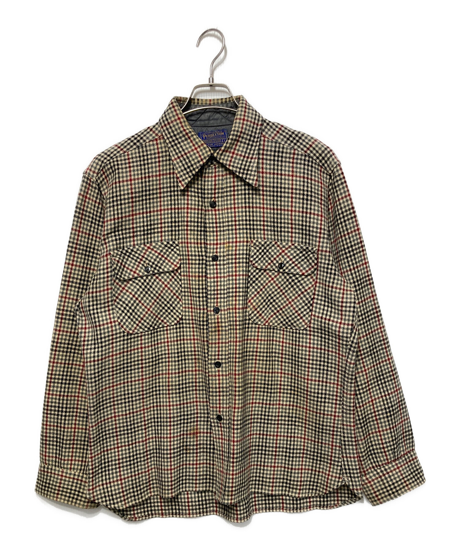 中古・古着通販】PENDLETON (ペンドルトン) 千鳥柄チェックシャツ