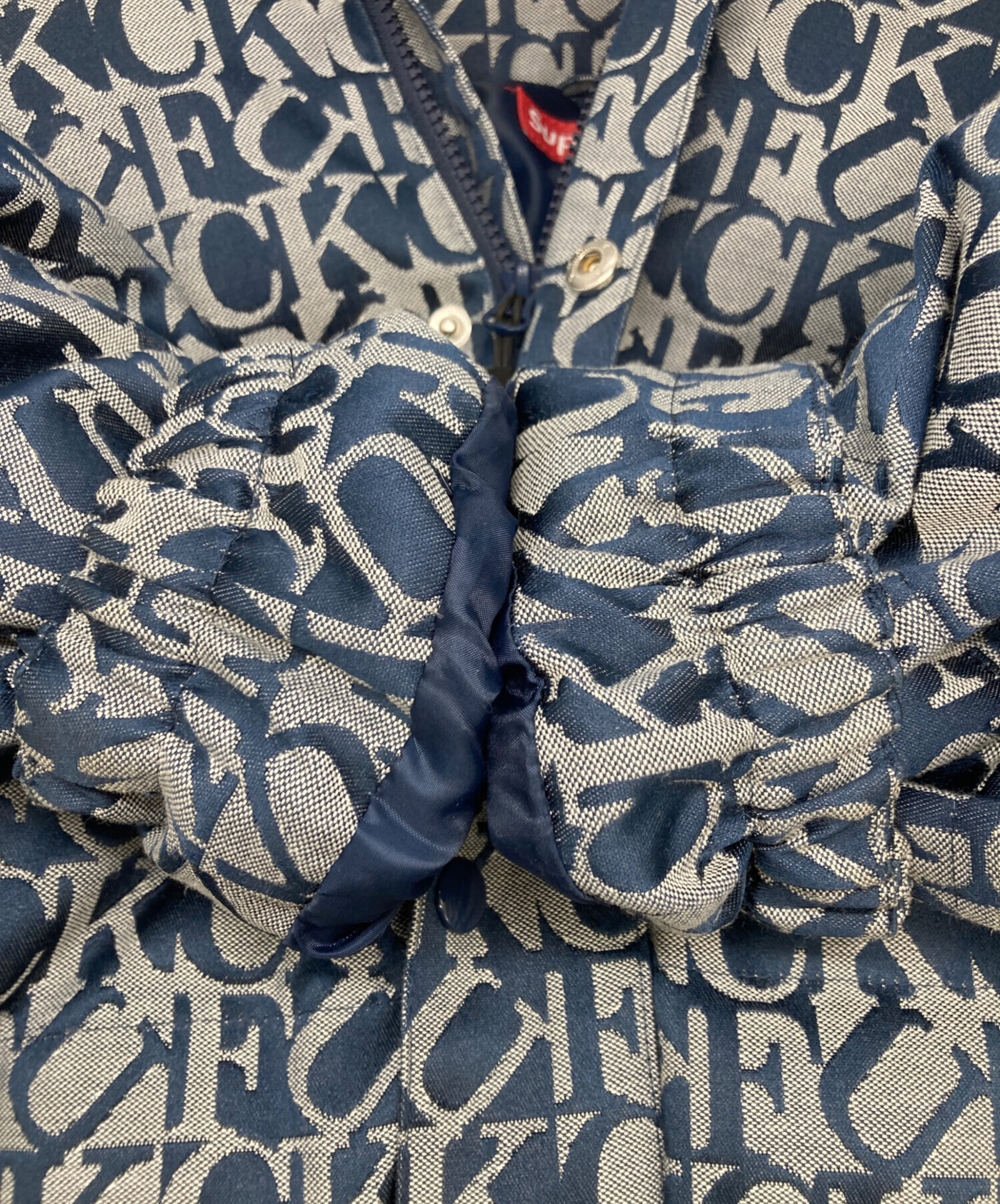 中古・古着通販】SUPREME (シュプリーム) Fuck Jacquard Puffy Jacket